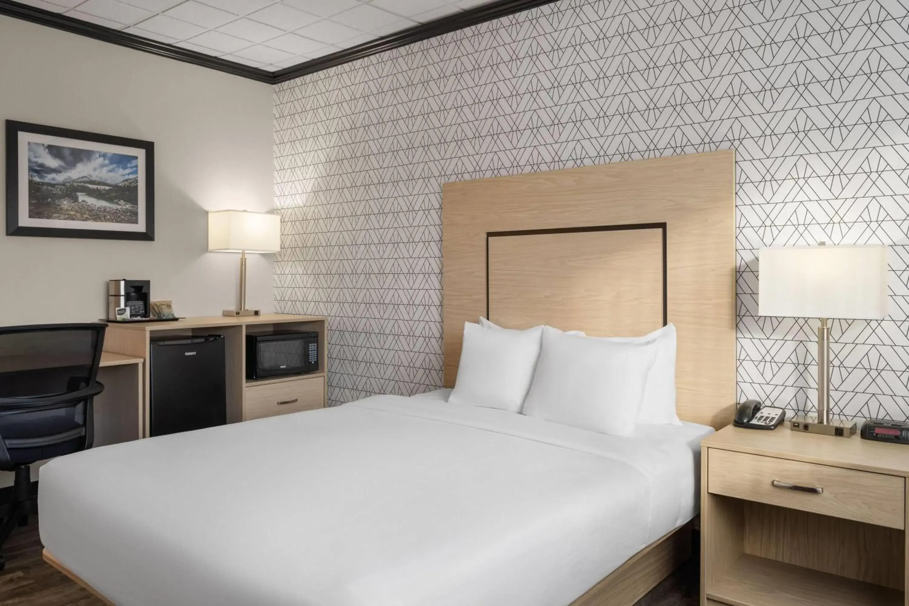 Queen Room with Roll-In Shower - Mobility Accessible/Non-Smoking in Sternwheeler Hotel & Conference Centre, Trademark by Wyndham Queen Room with Roll-In Shower - Mobility Accessible/Non-Smoking in Sternwheeler Hotel & Conference Centre, Trademark by Wyndham