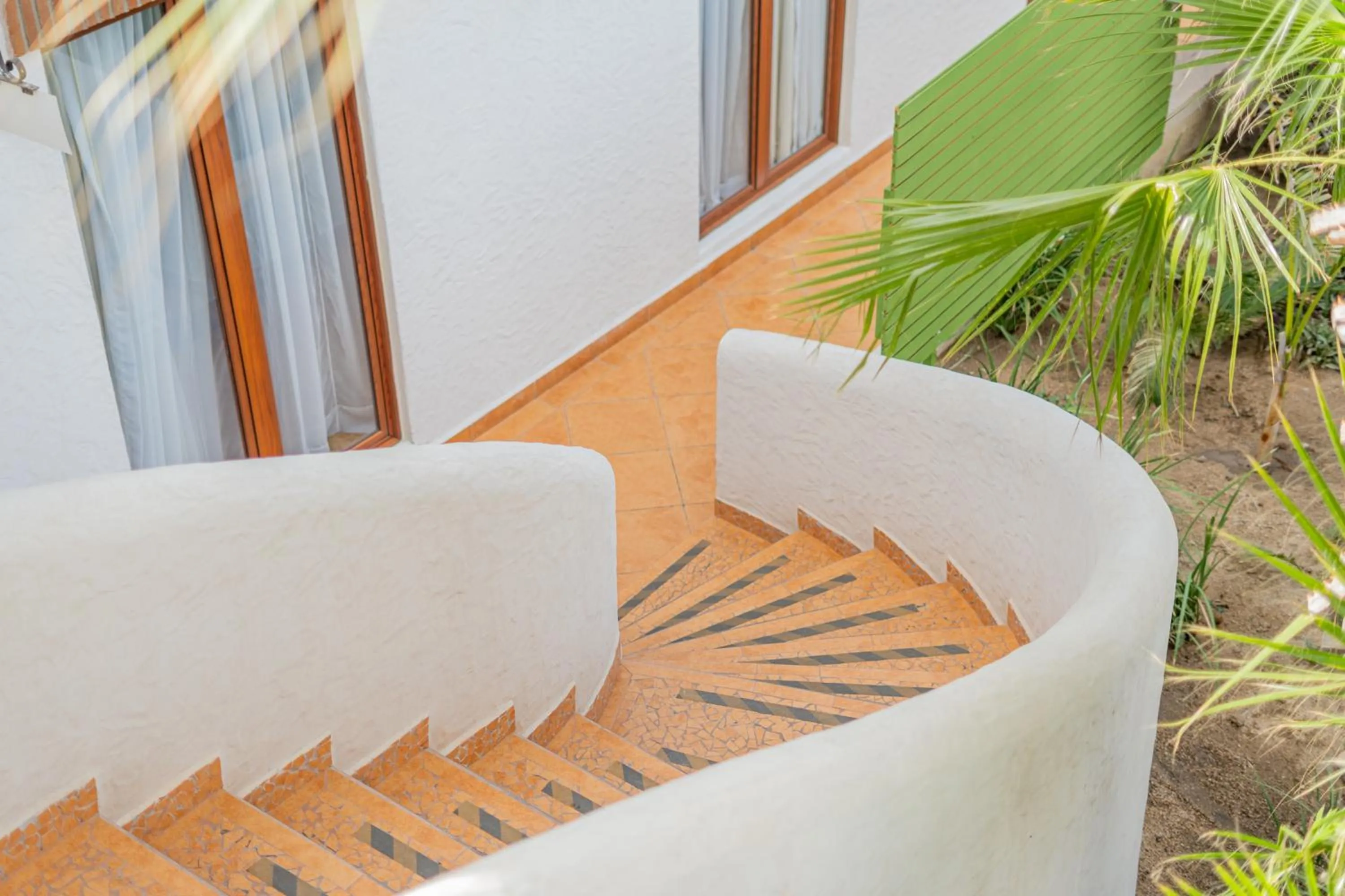 Garden view in Seven Crown La Paz Centro Historico