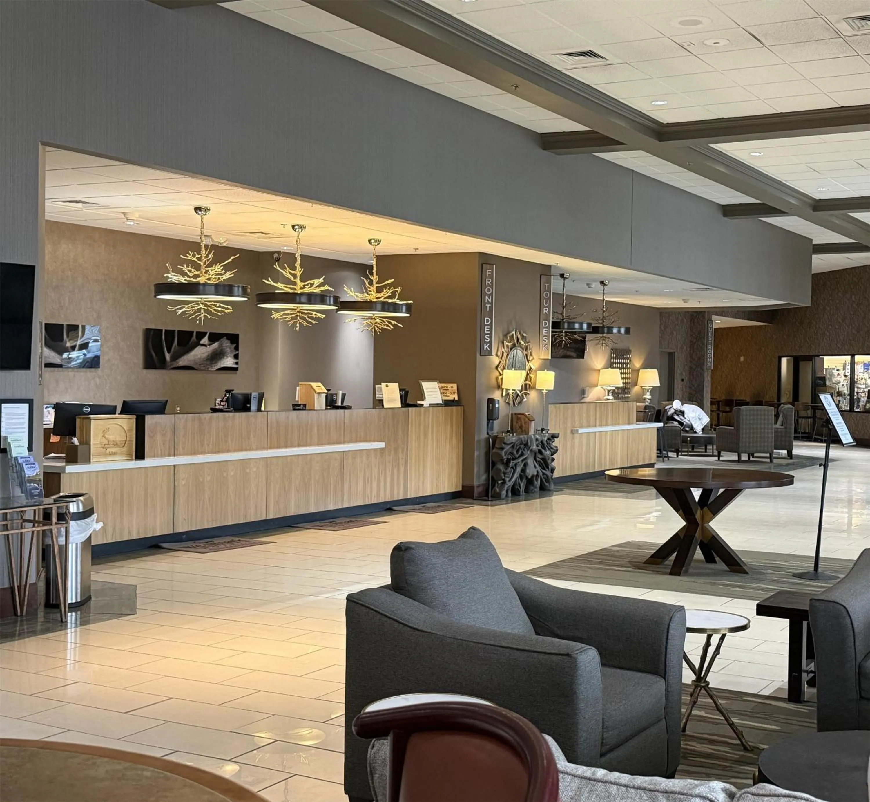 Lobby or reception in Westmark Fairbanks Hotel and Conference Center