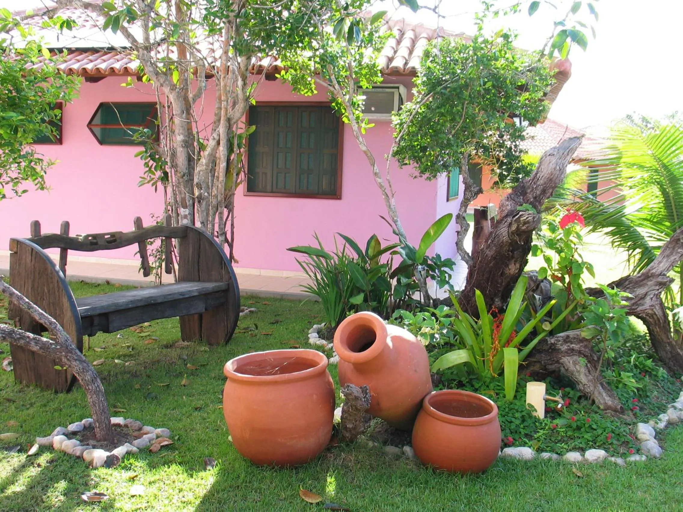Patio in Hotel Residencial do Mirante