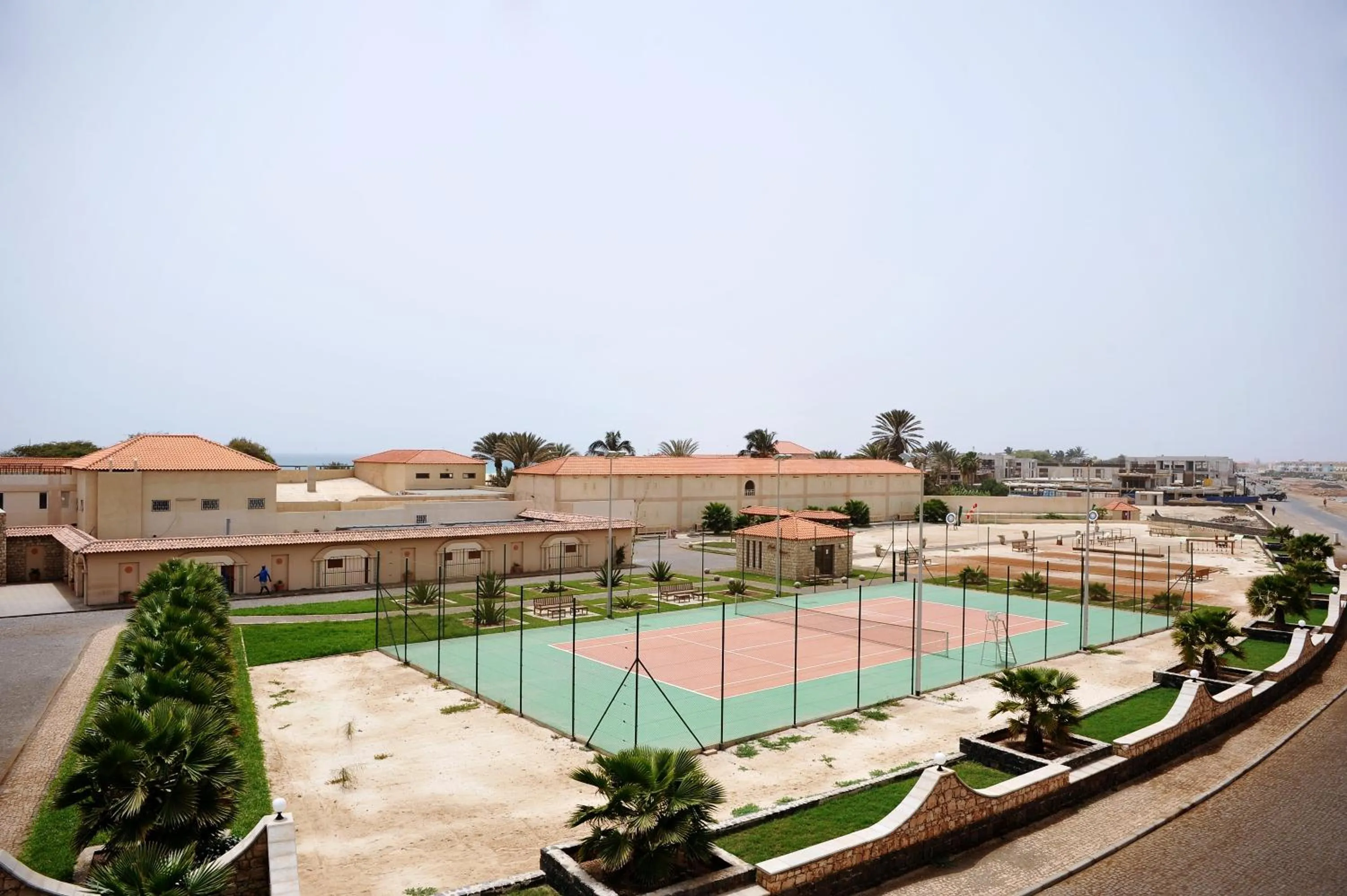 Tennis court in Hotel Morabeza