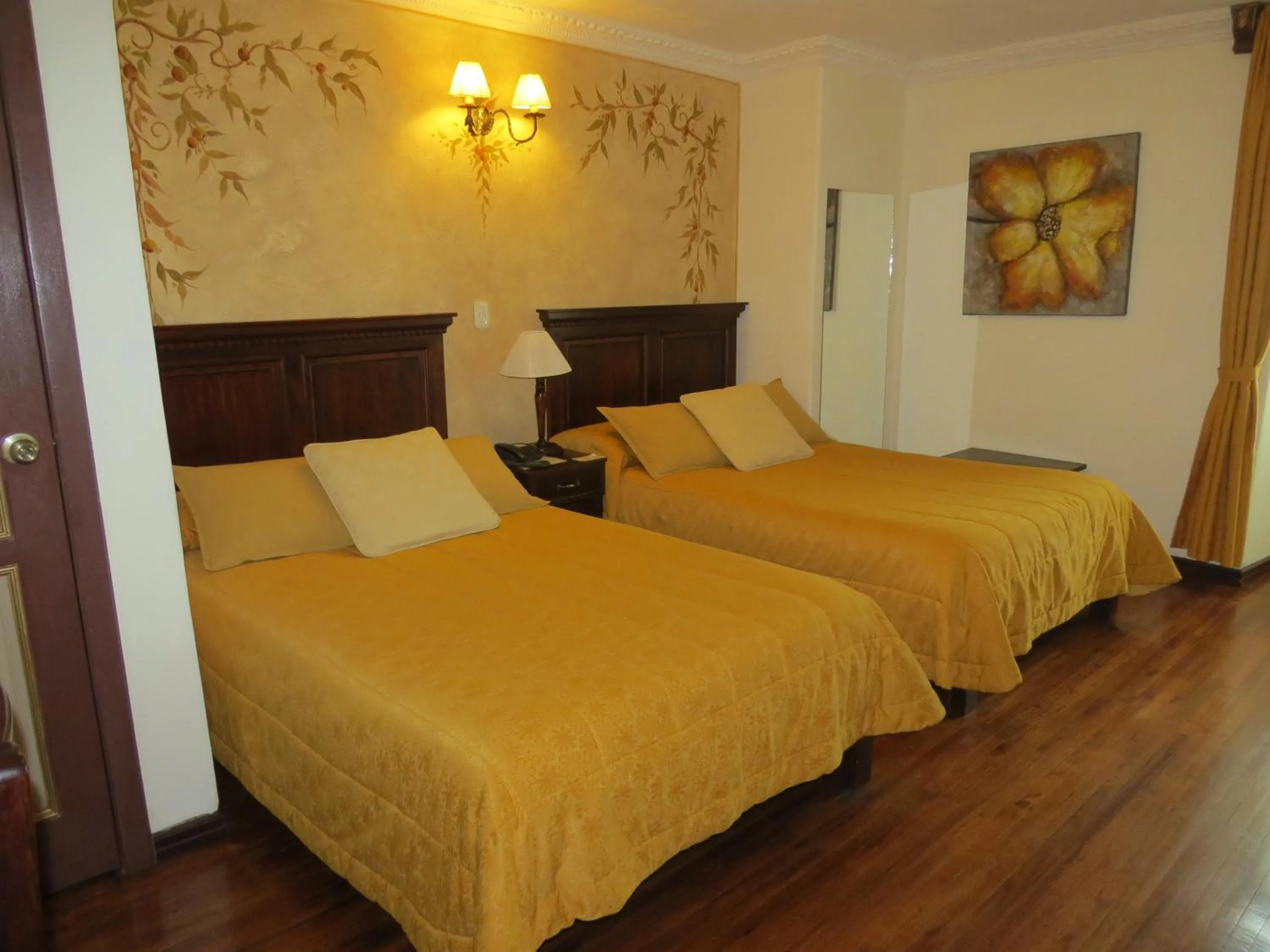 Bed in Hotel Casa San Rafael