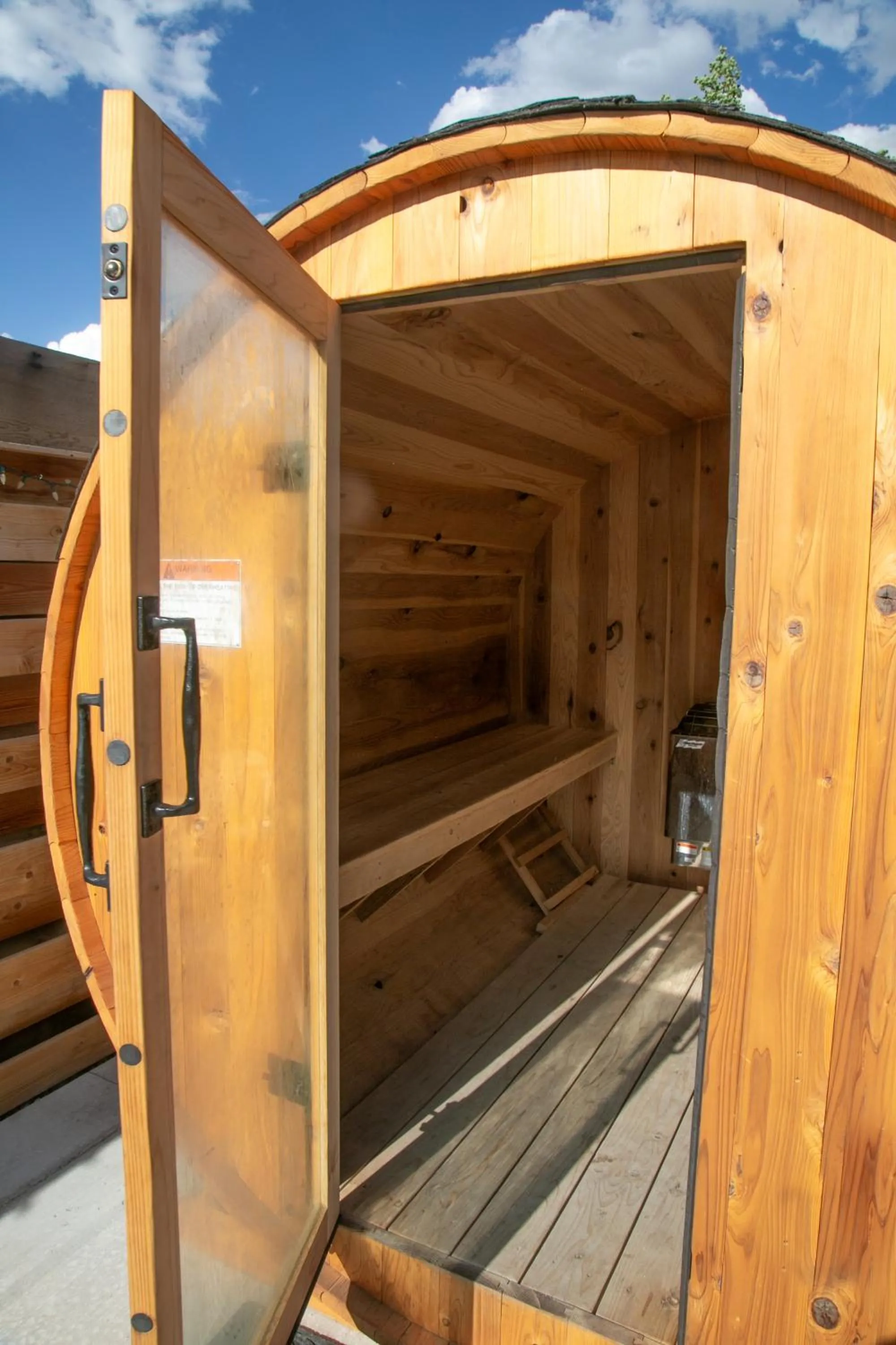 Sauna in LOGE Wolf Creek