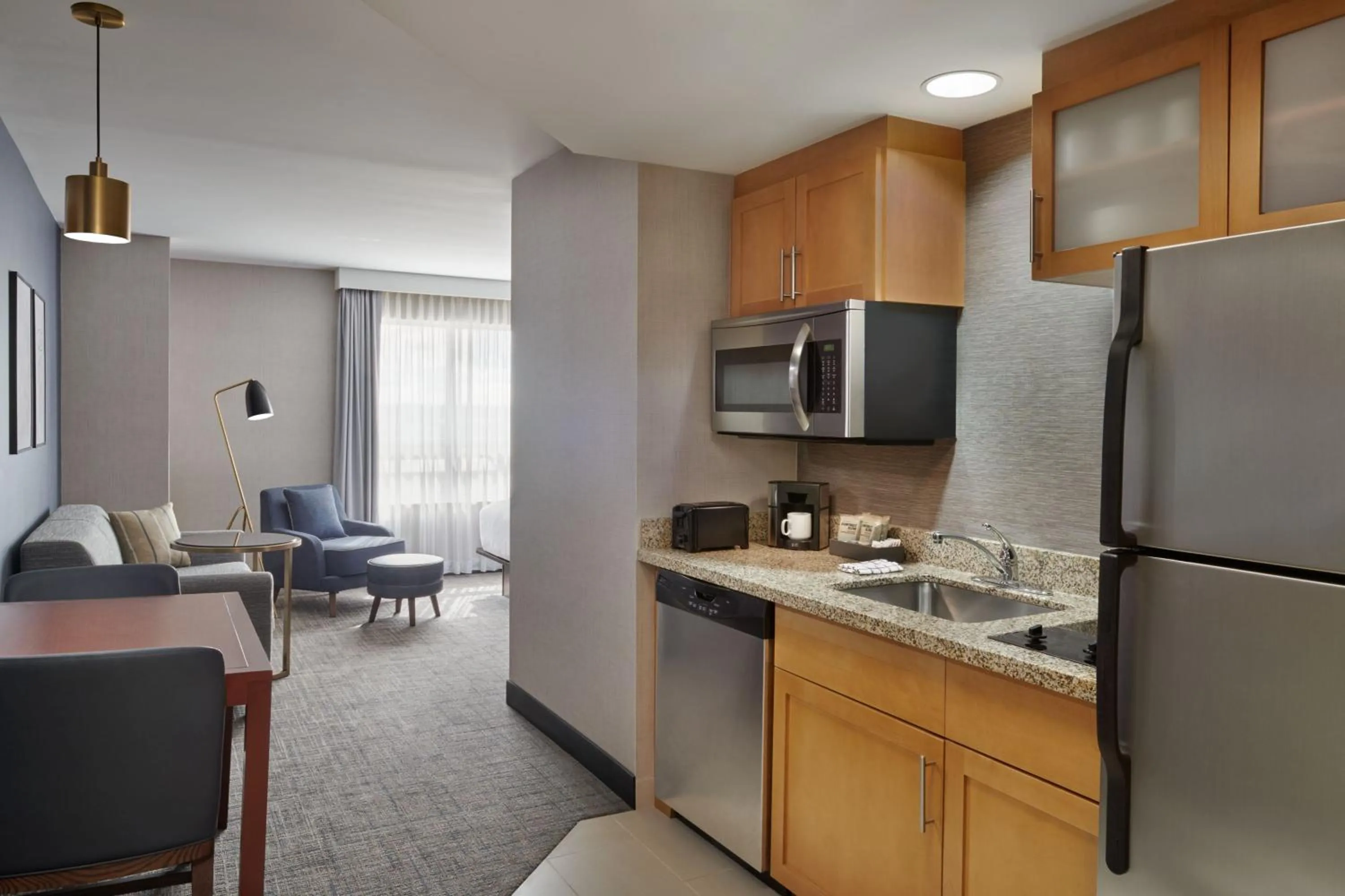 Kitchen or kitchenette in Residence Inn by Marriott Calgary Airport