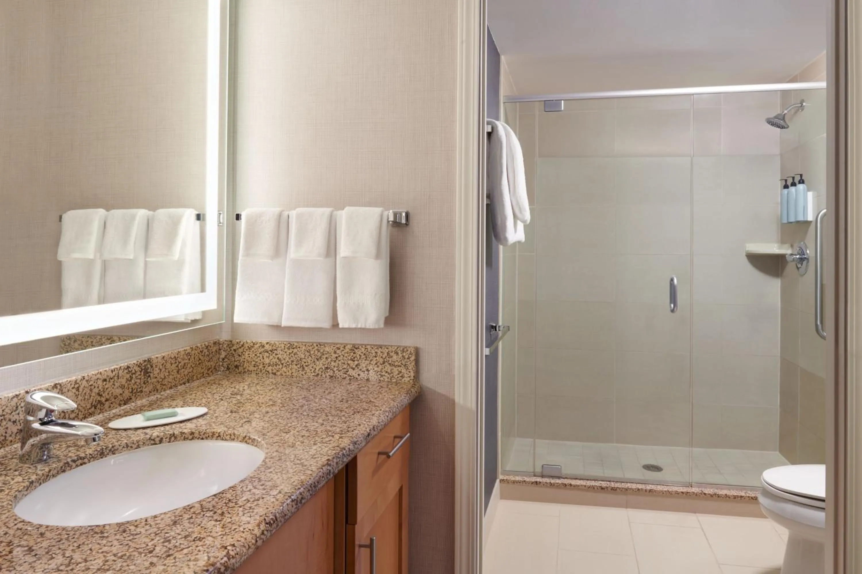Bathroom in Residence Inn by Marriott Calgary Airport