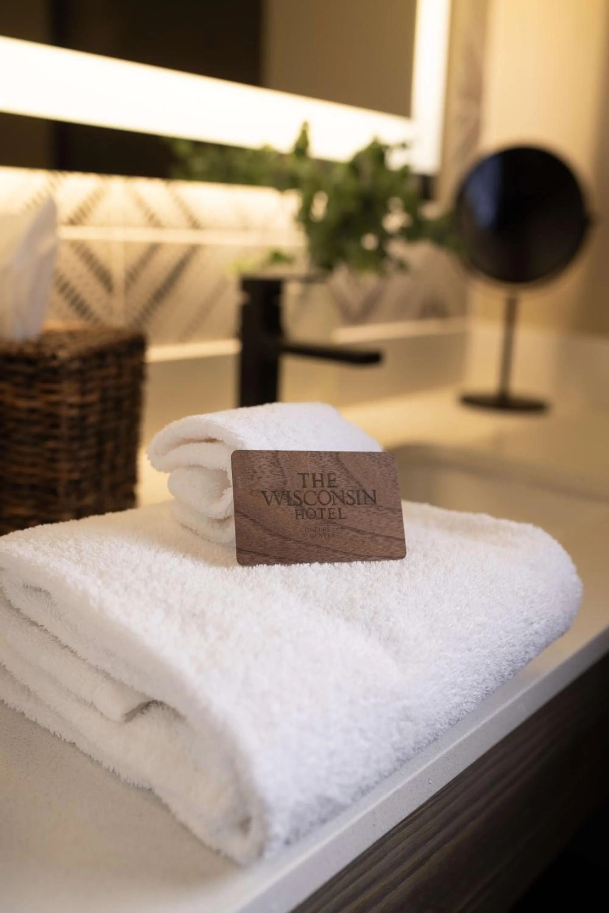 Bed in The Wisconsin Hotel & Conference Center