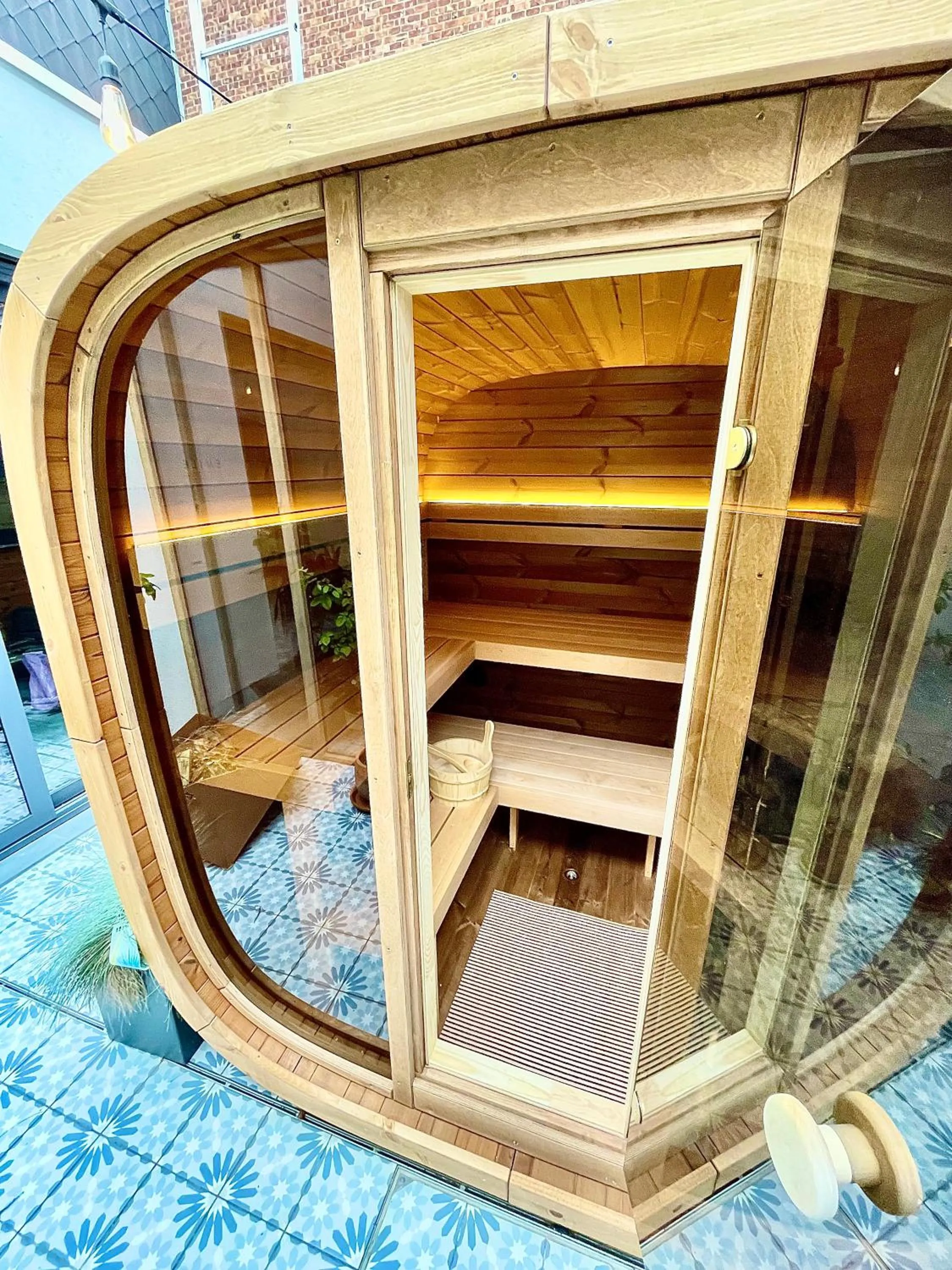 Sauna in Boutique B&B Graaf