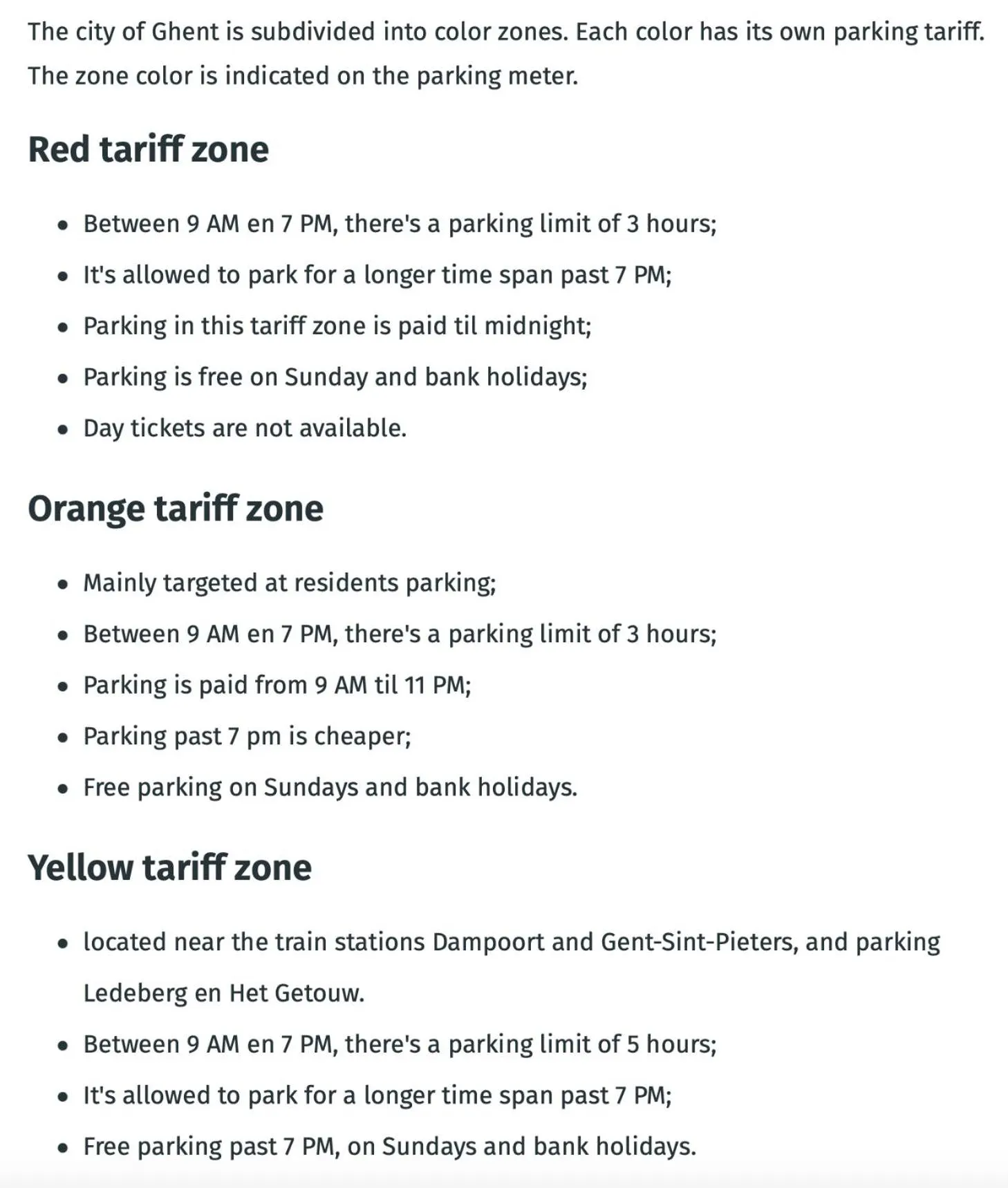 Parking in Boutique B&B Graaf