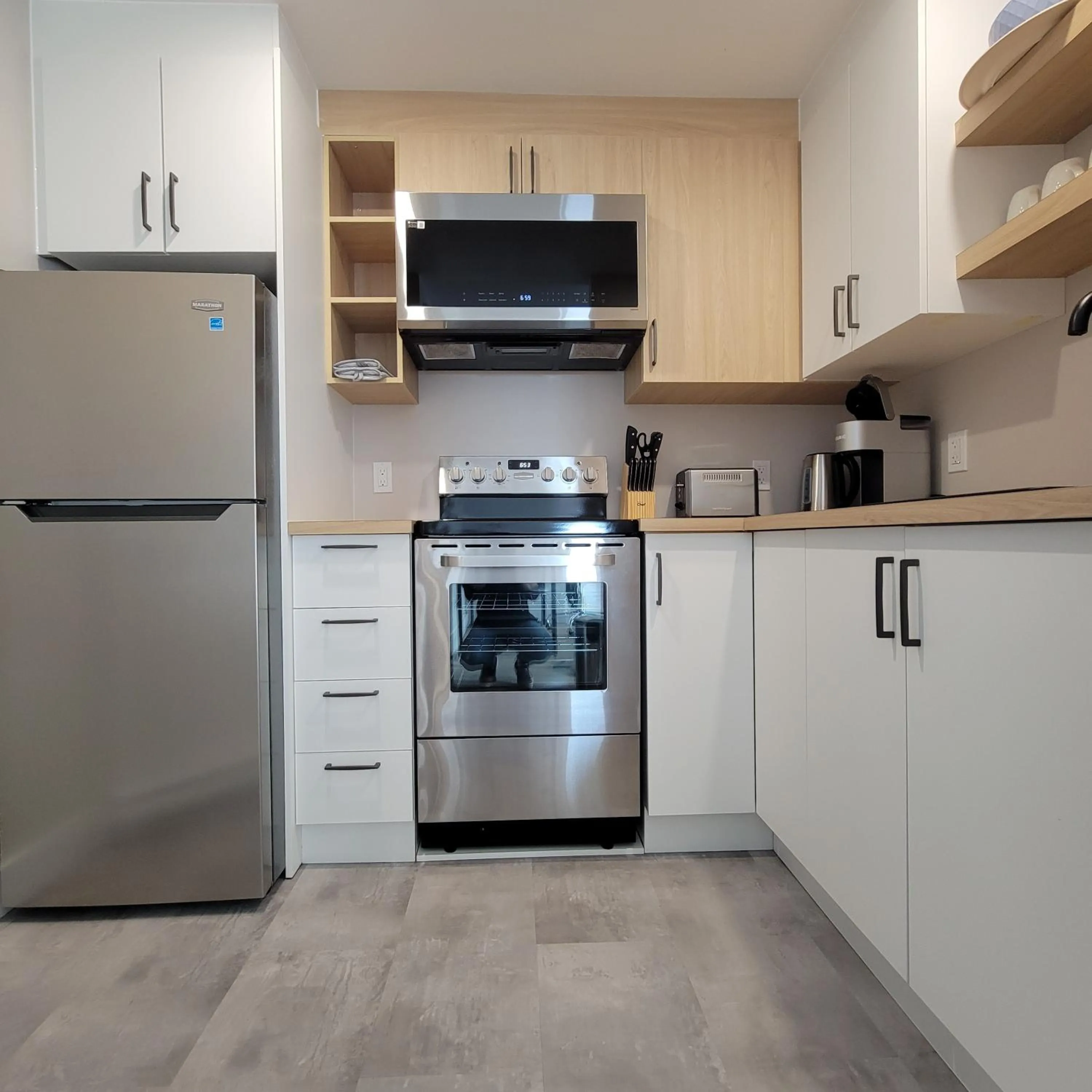 kitchen in Le Gaspesiana