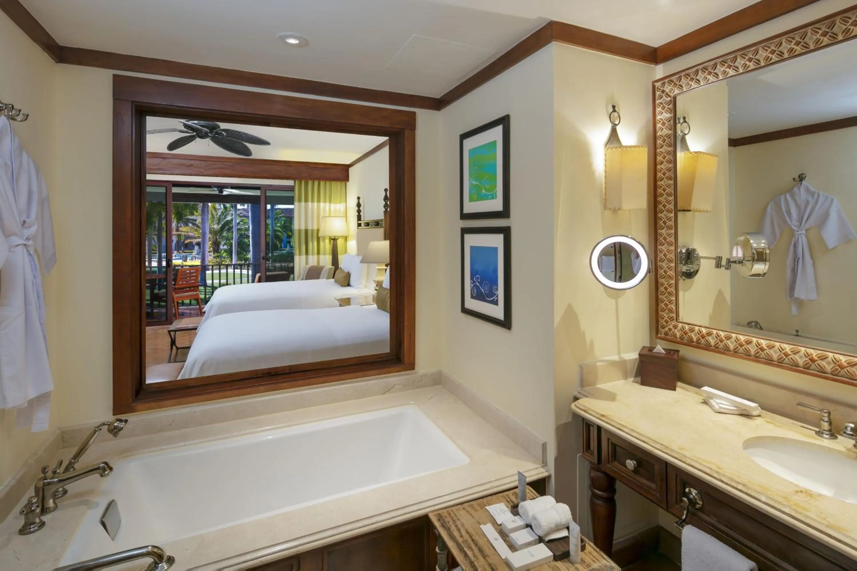 Bathroom, Bed in JW Marriott Guanacaste Resort & Spa