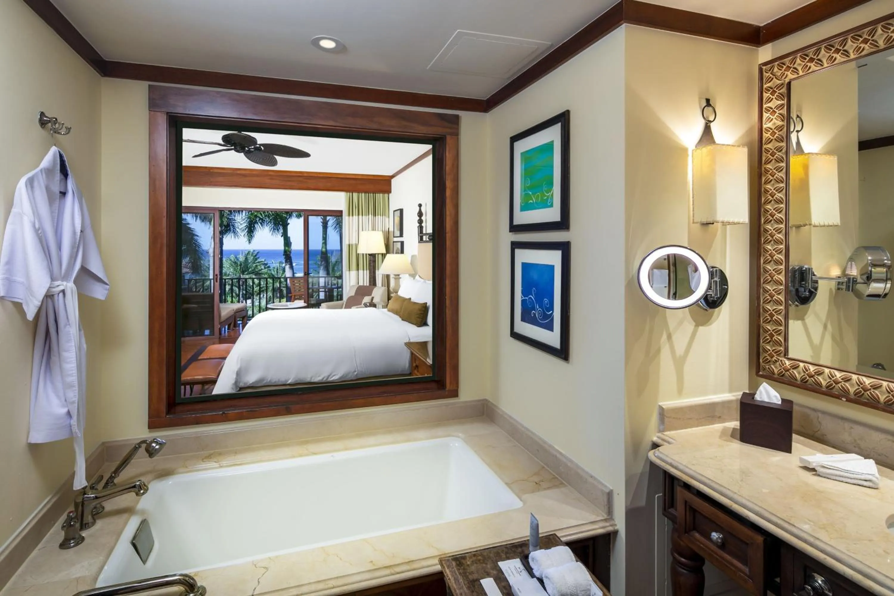 Bathroom, Bed in JW Marriott Guanacaste Resort & Spa
