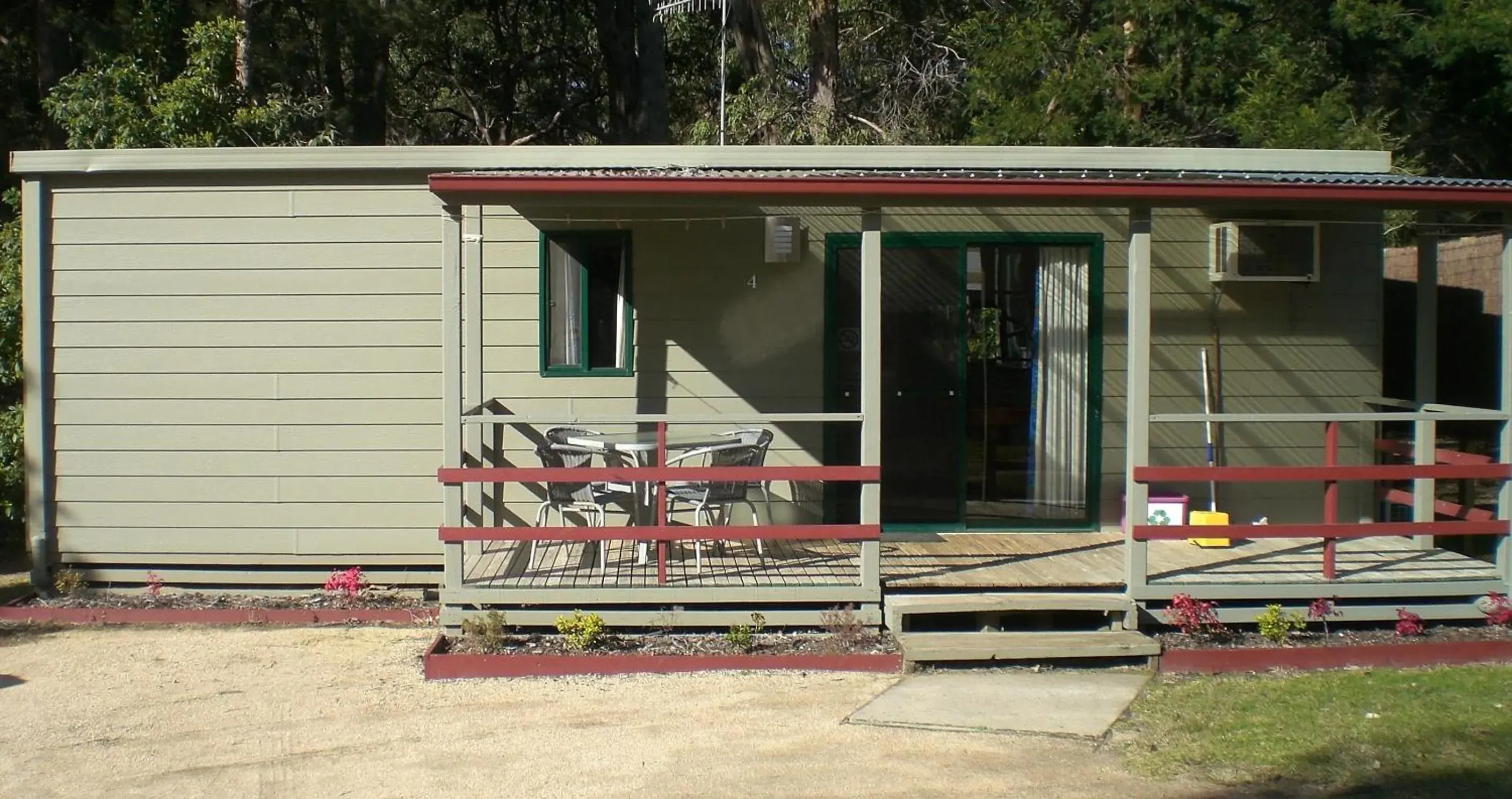 Two-Bedroom Cabin (4) in Mallacoota's Shady Gully Caravan Park Two-Bedroom Cabin (4) in Mallacoota's Shady Gully Caravan Park