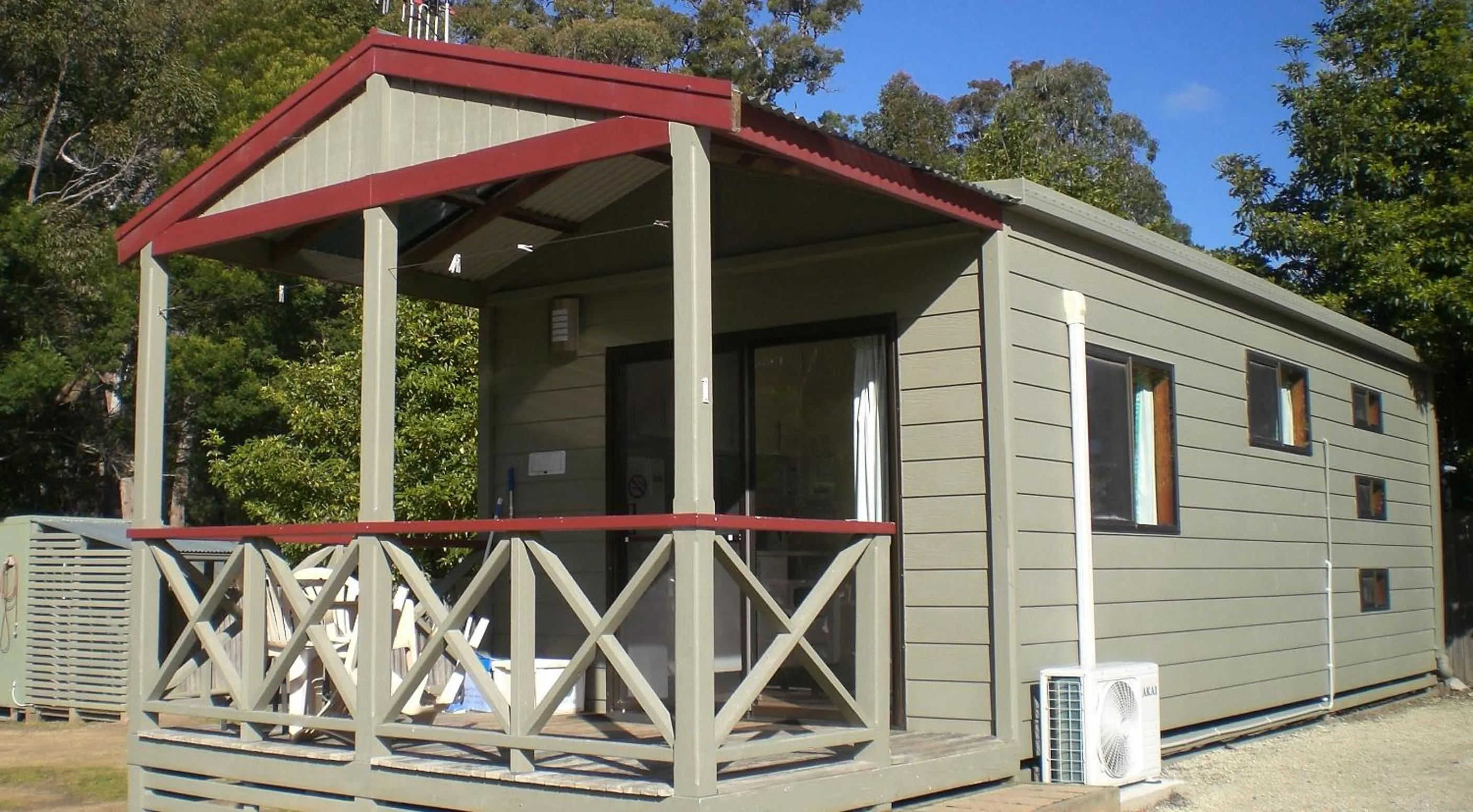 Property building in Mallacoota's Shady Gully Caravan Park