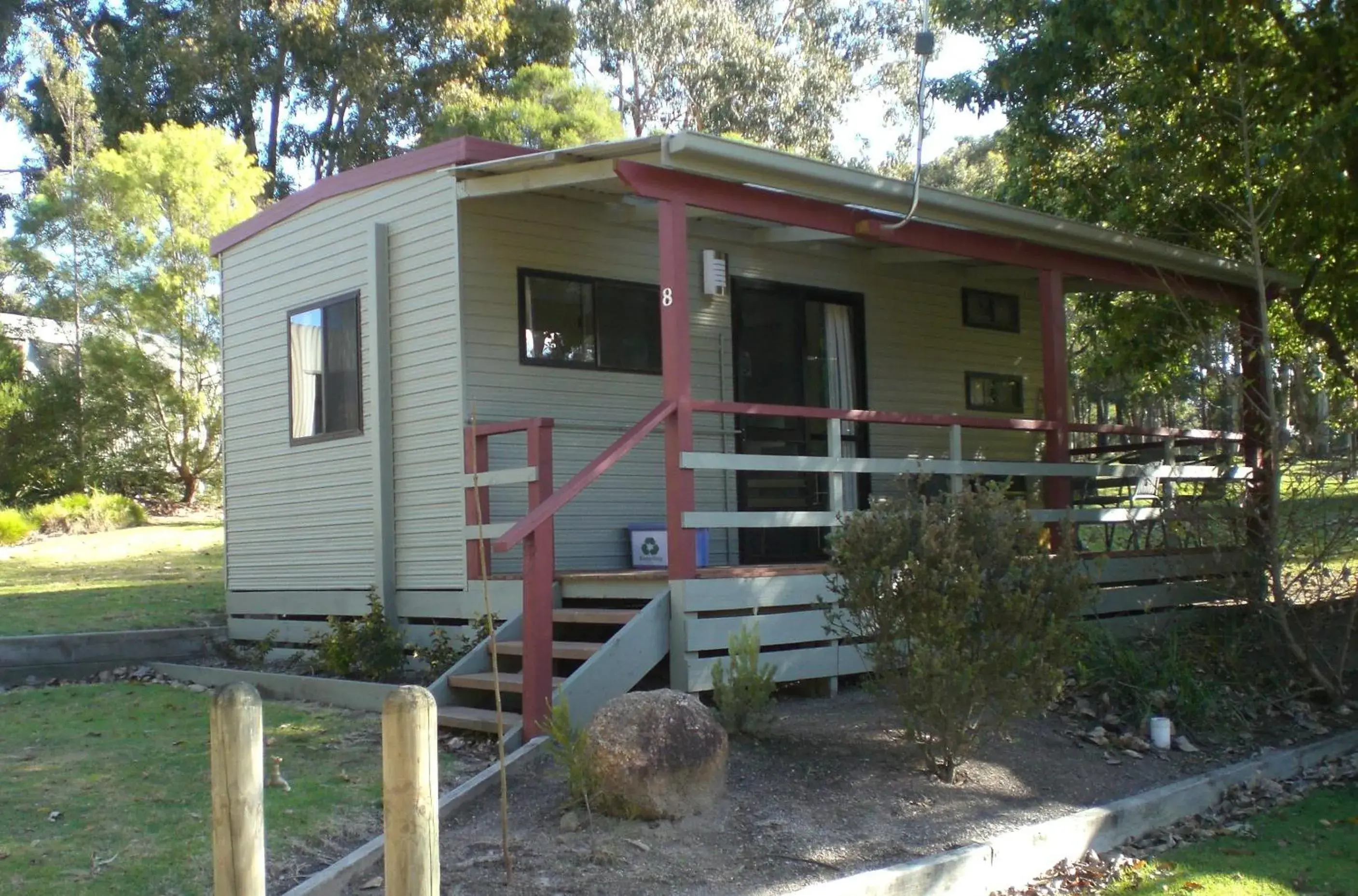 Studio Cabin (7) in Mallacoota's Shady Gully Caravan Park Studio Cabin (7) in Mallacoota's Shady Gully Caravan Park