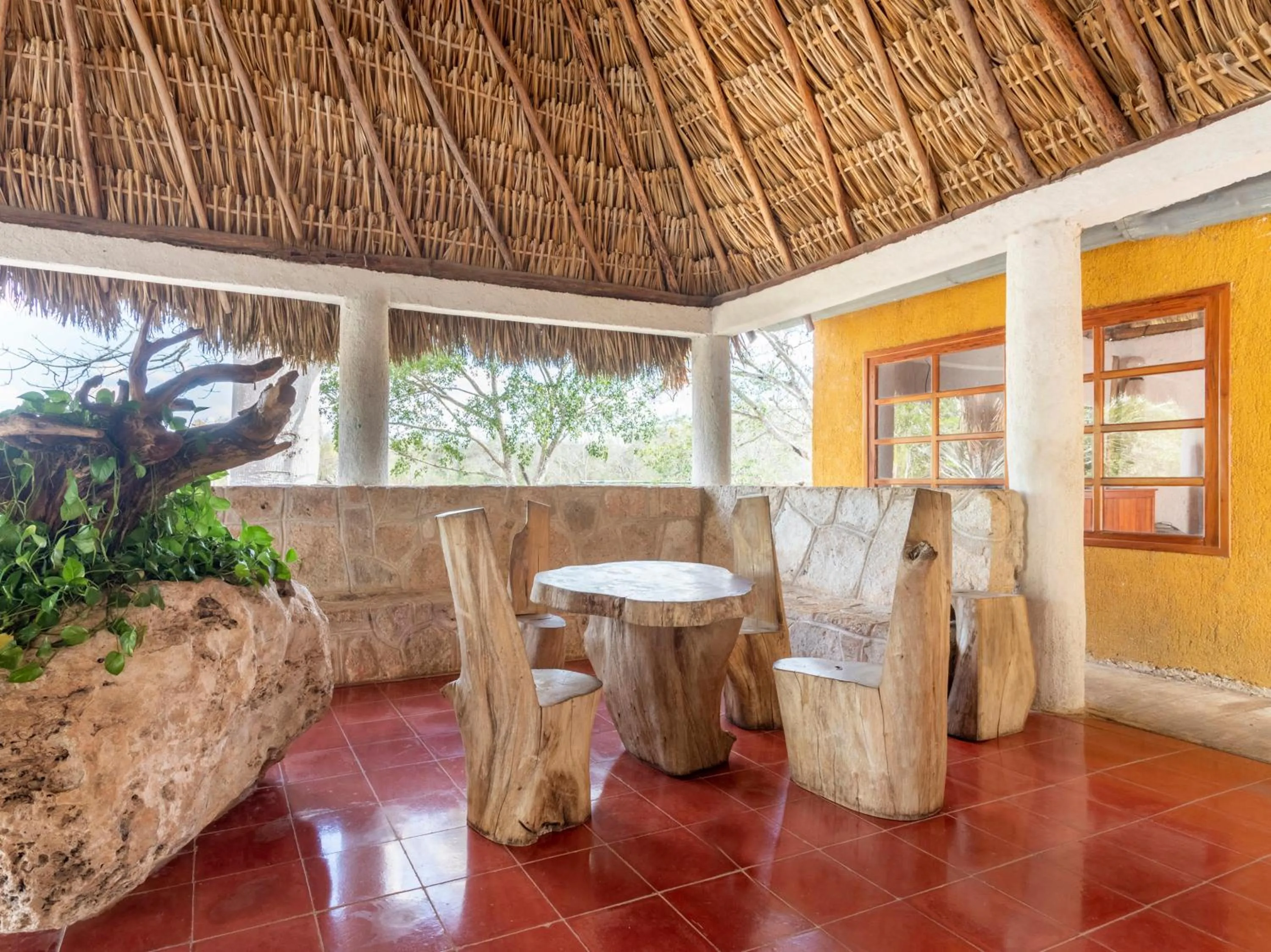 Lobby or reception in Hotel Villas del Ángel