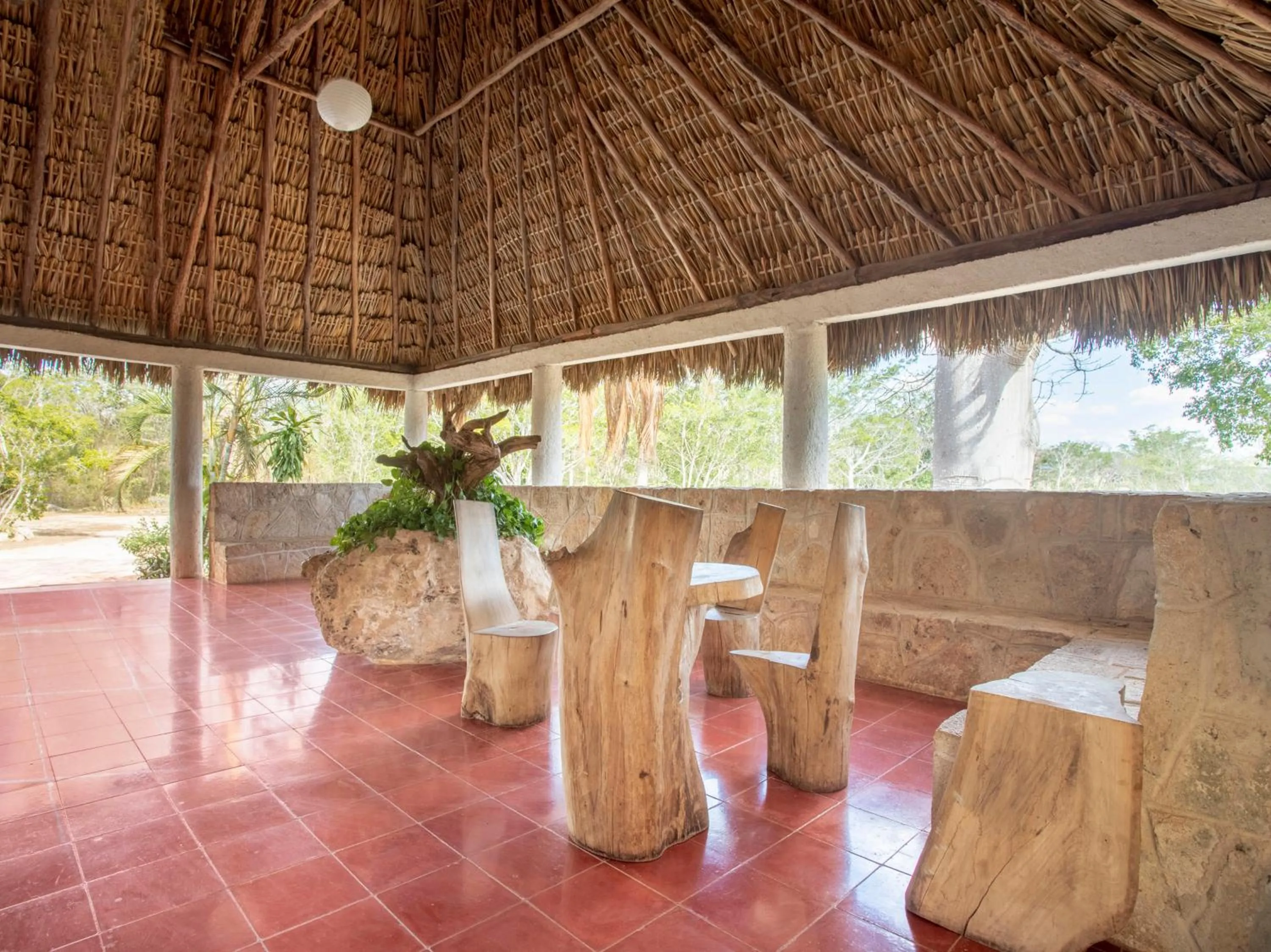 Lobby or reception in Hotel Villas del Ángel