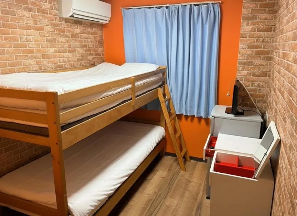 Bed in Business Hotel Kaga