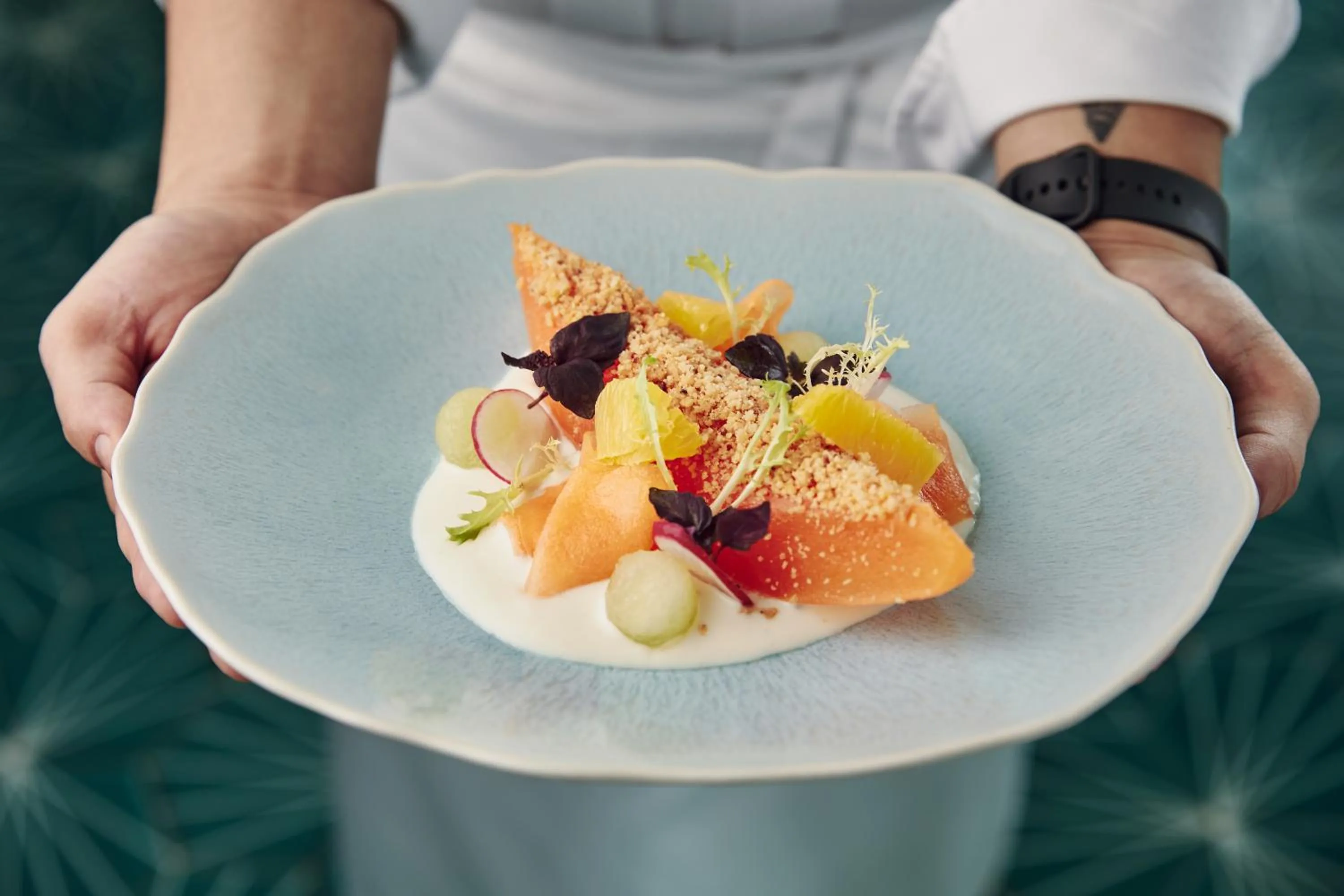 Food and drinks in Andaz Capital Gate Abu Dhabi, By Hyatt