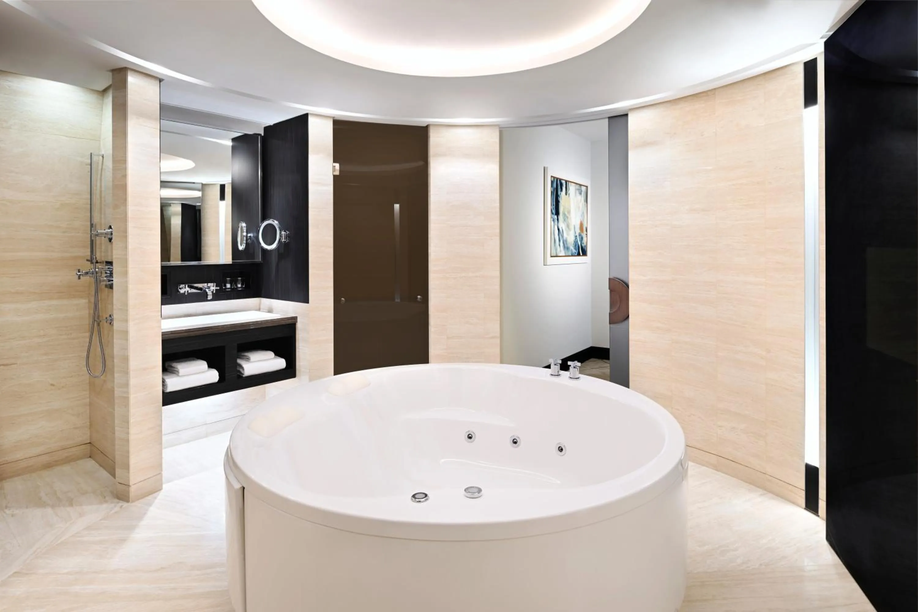 Hot Spring Bath in Andaz Capital Gate Abu Dhabi, By Hyatt