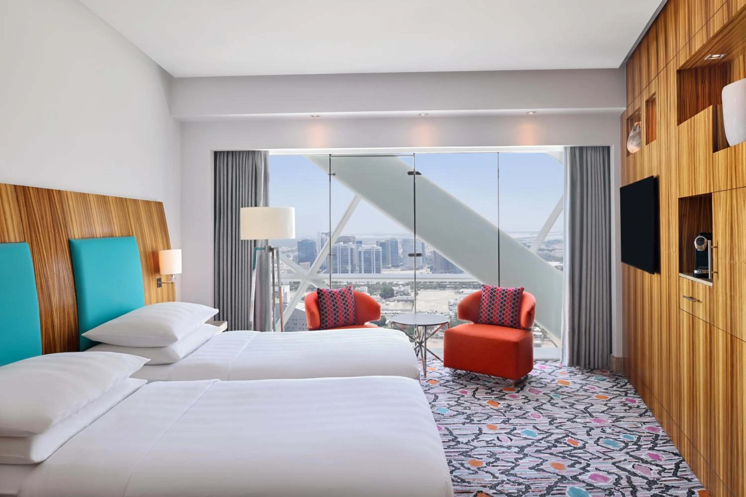 Bed in Andaz Capital Gate Abu Dhabi, By Hyatt