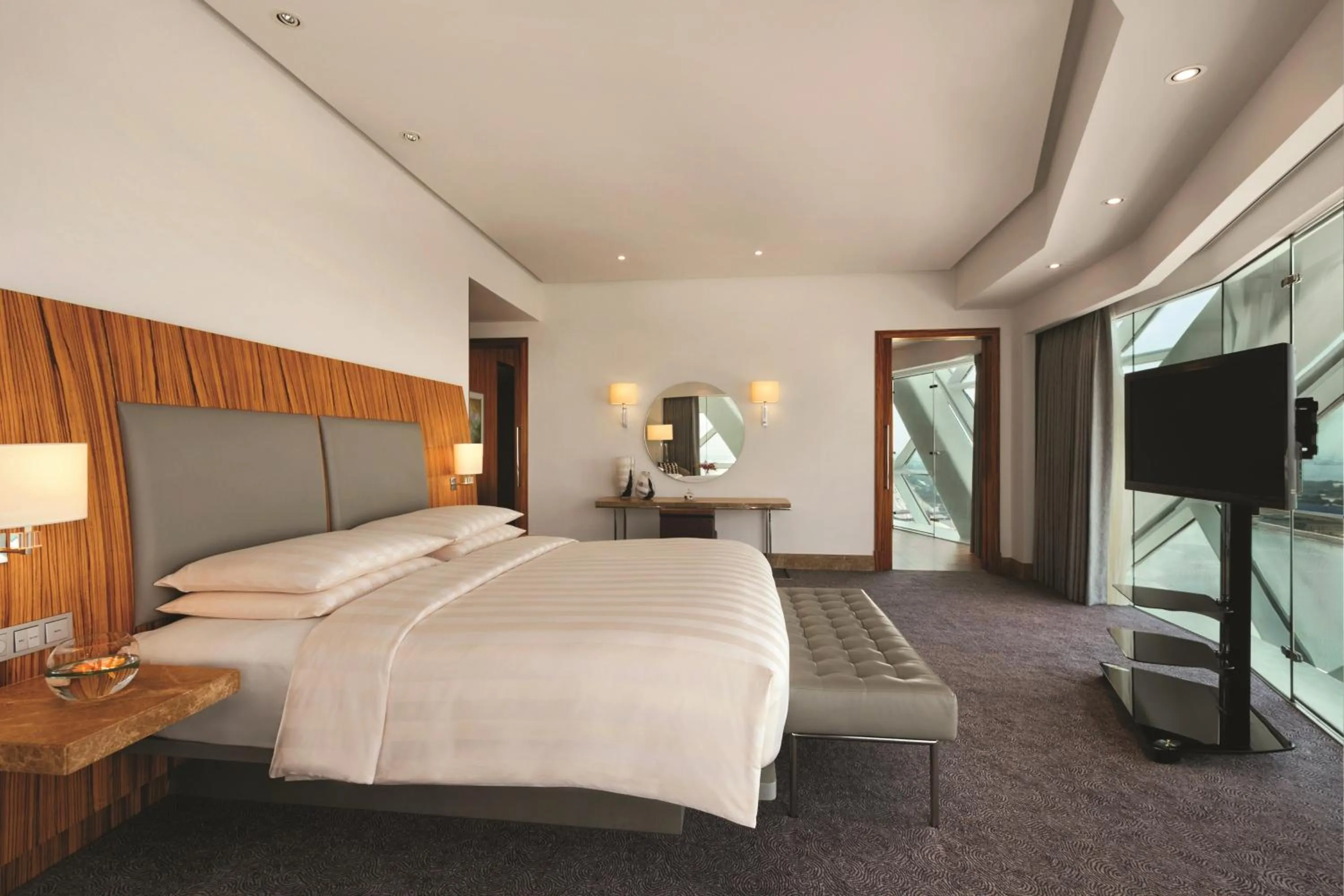 Bed in Andaz Capital Gate Abu Dhabi, By Hyatt