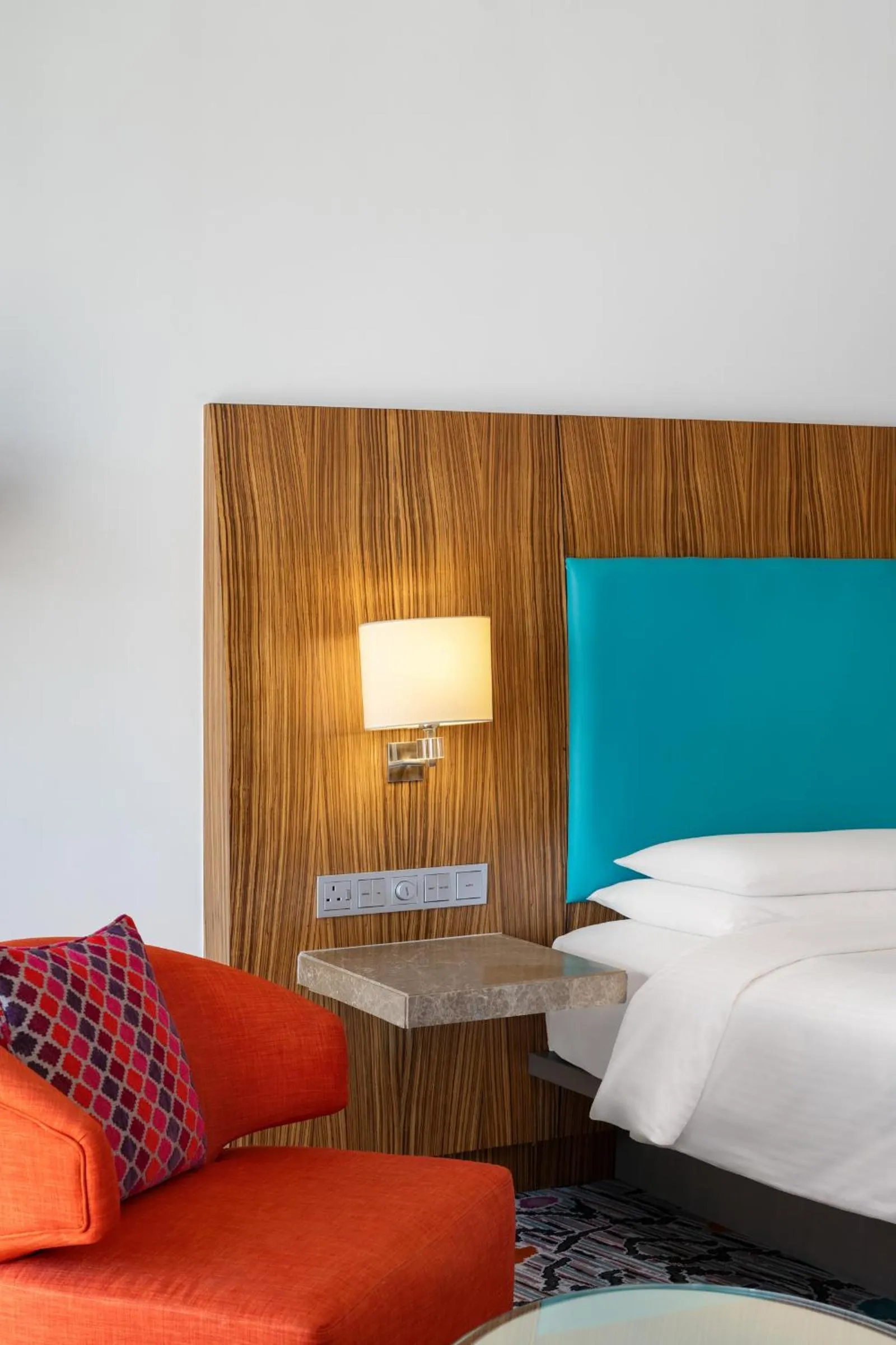 Bedroom, Bed in Andaz Capital Gate Abu Dhabi, By Hyatt