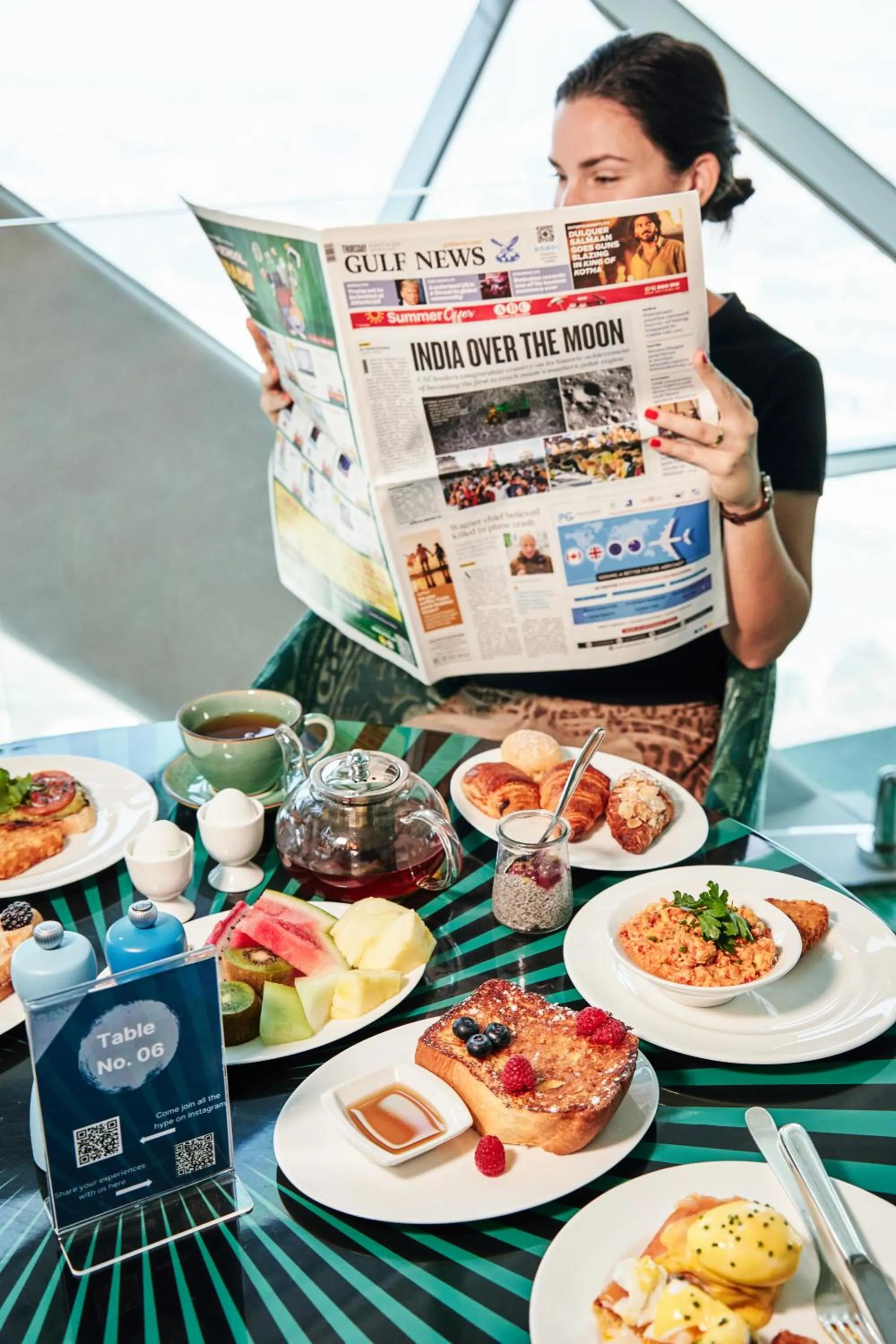 Breakfast in Andaz Capital Gate Abu Dhabi, By Hyatt