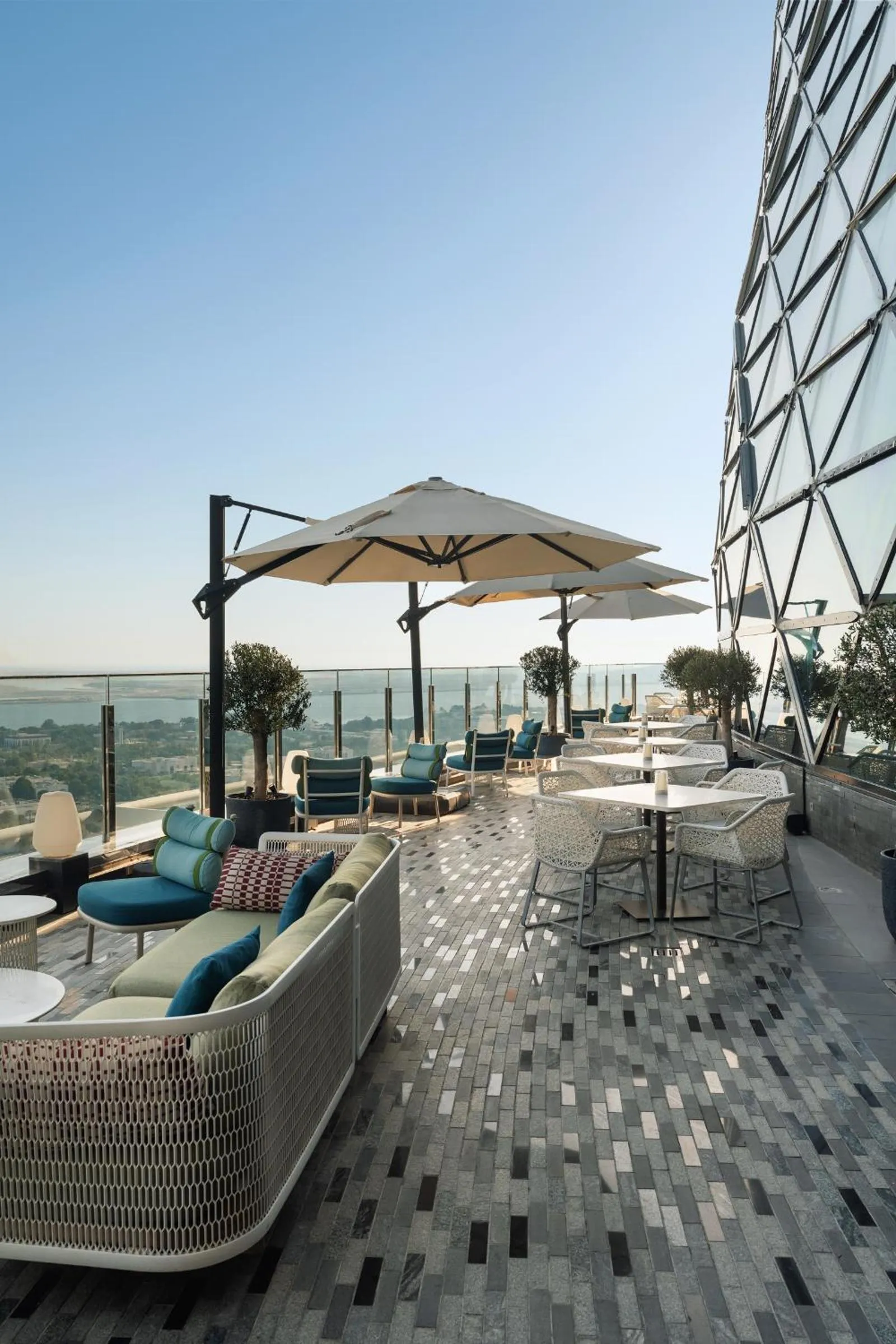 Natural landscape in Andaz Capital Gate Abu Dhabi, By Hyatt