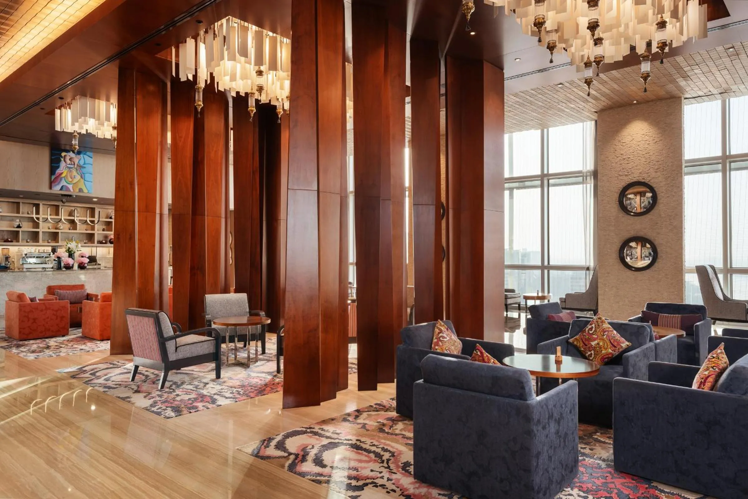 Lobby or reception in Andaz Capital Gate Abu Dhabi, By Hyatt