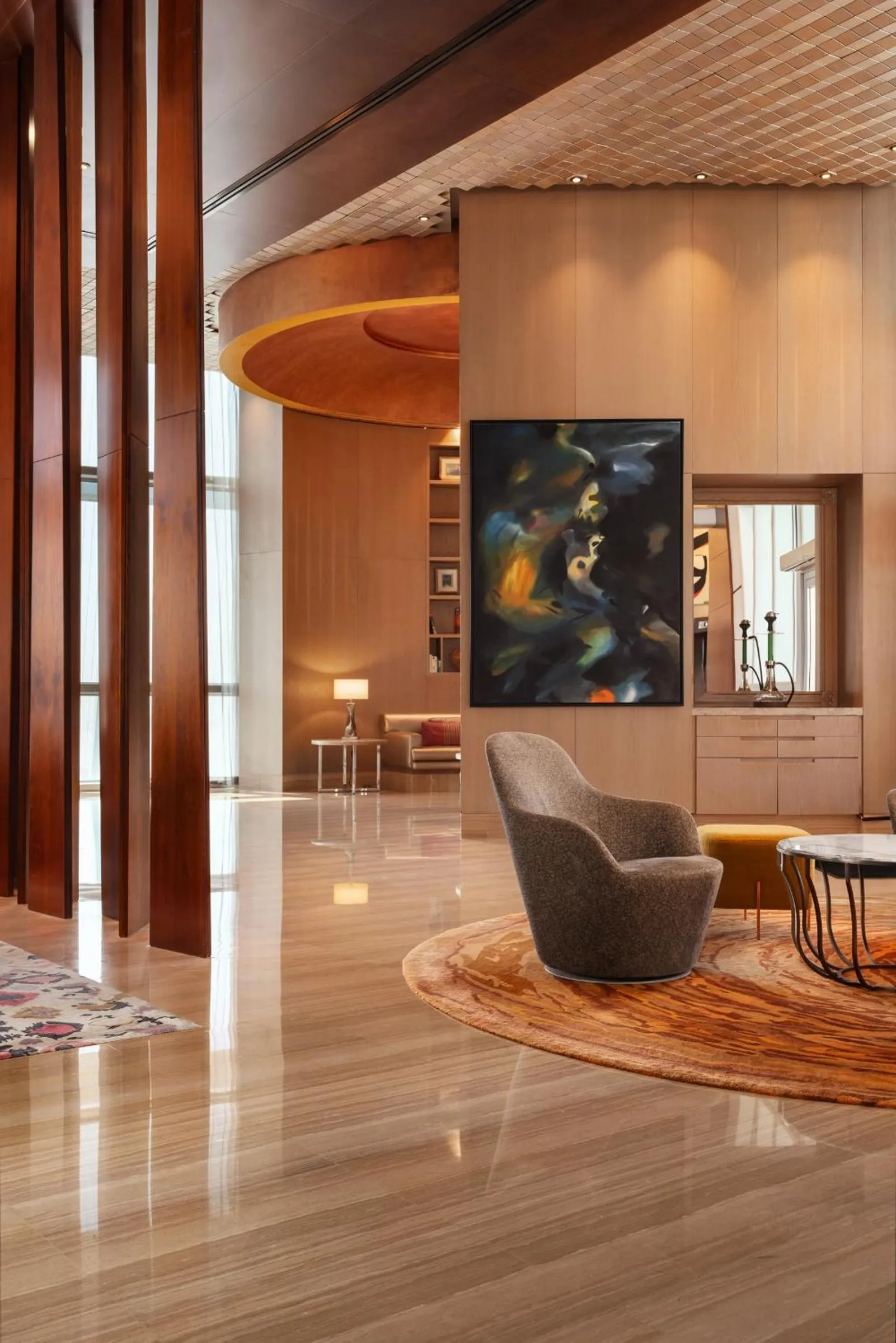 Lobby or reception in Andaz Capital Gate Abu Dhabi, By Hyatt