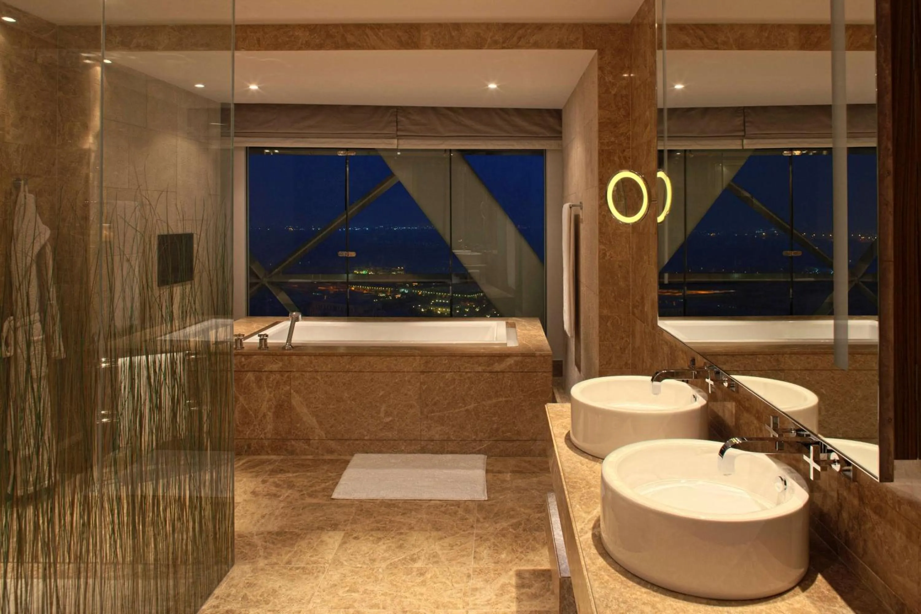 Bathroom in Andaz Capital Gate Abu Dhabi, By Hyatt