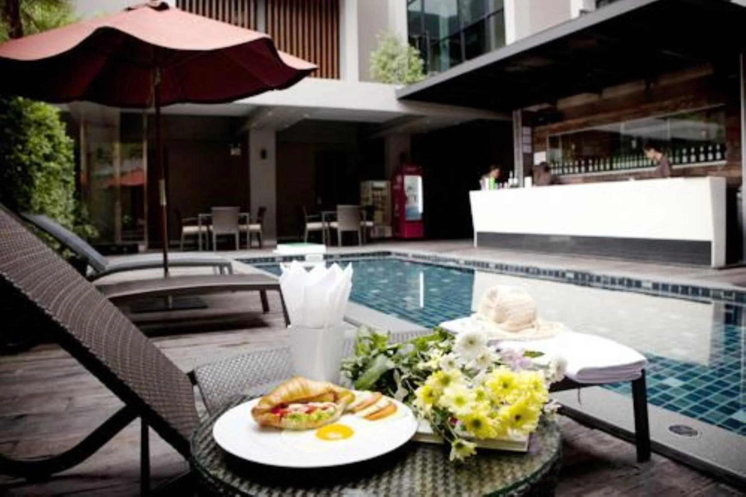 Swimming pool in Siam Swana