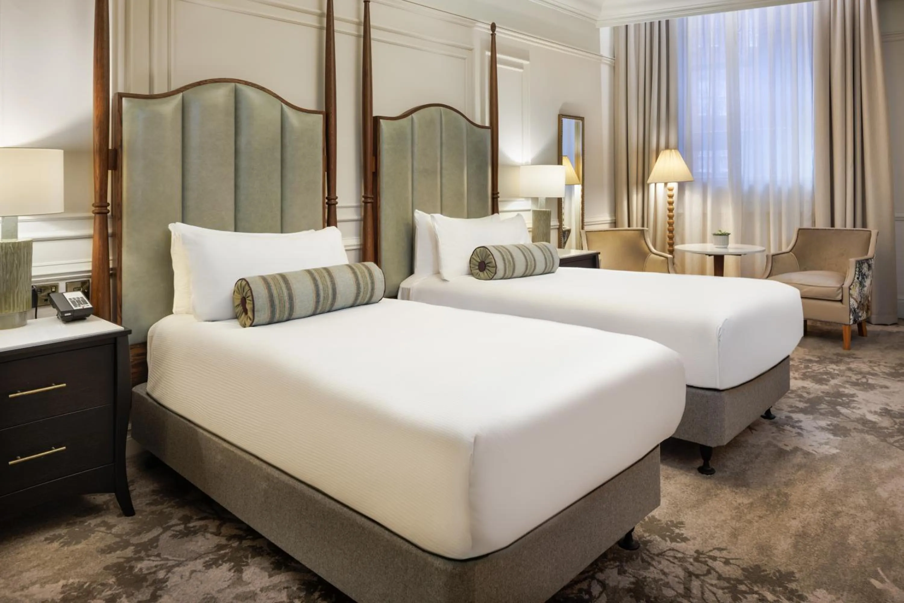 Bed in The Caledonian Edinburgh, Curio Collection by Hilton