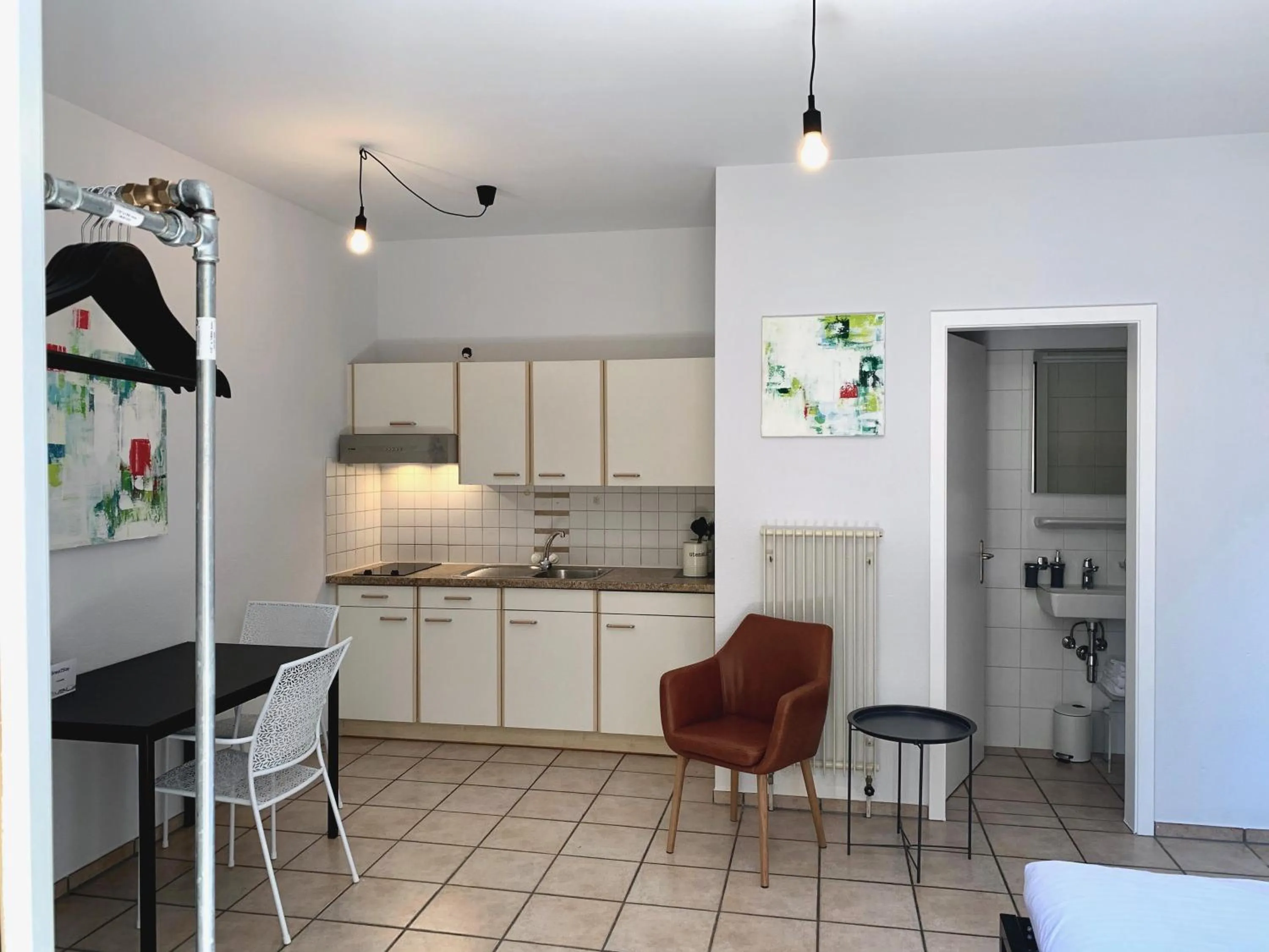 Kitchen or kitchenette in Great2Stay City Center Apartments Locarno