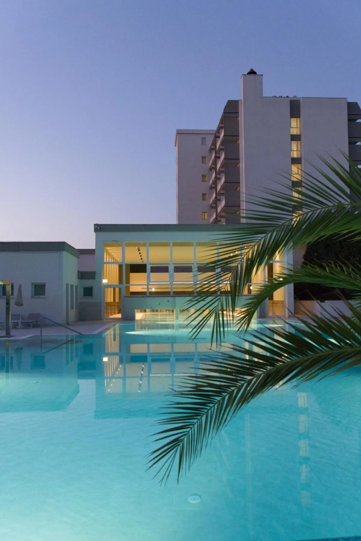 Swimming pool in Hotel Des Bains Terme