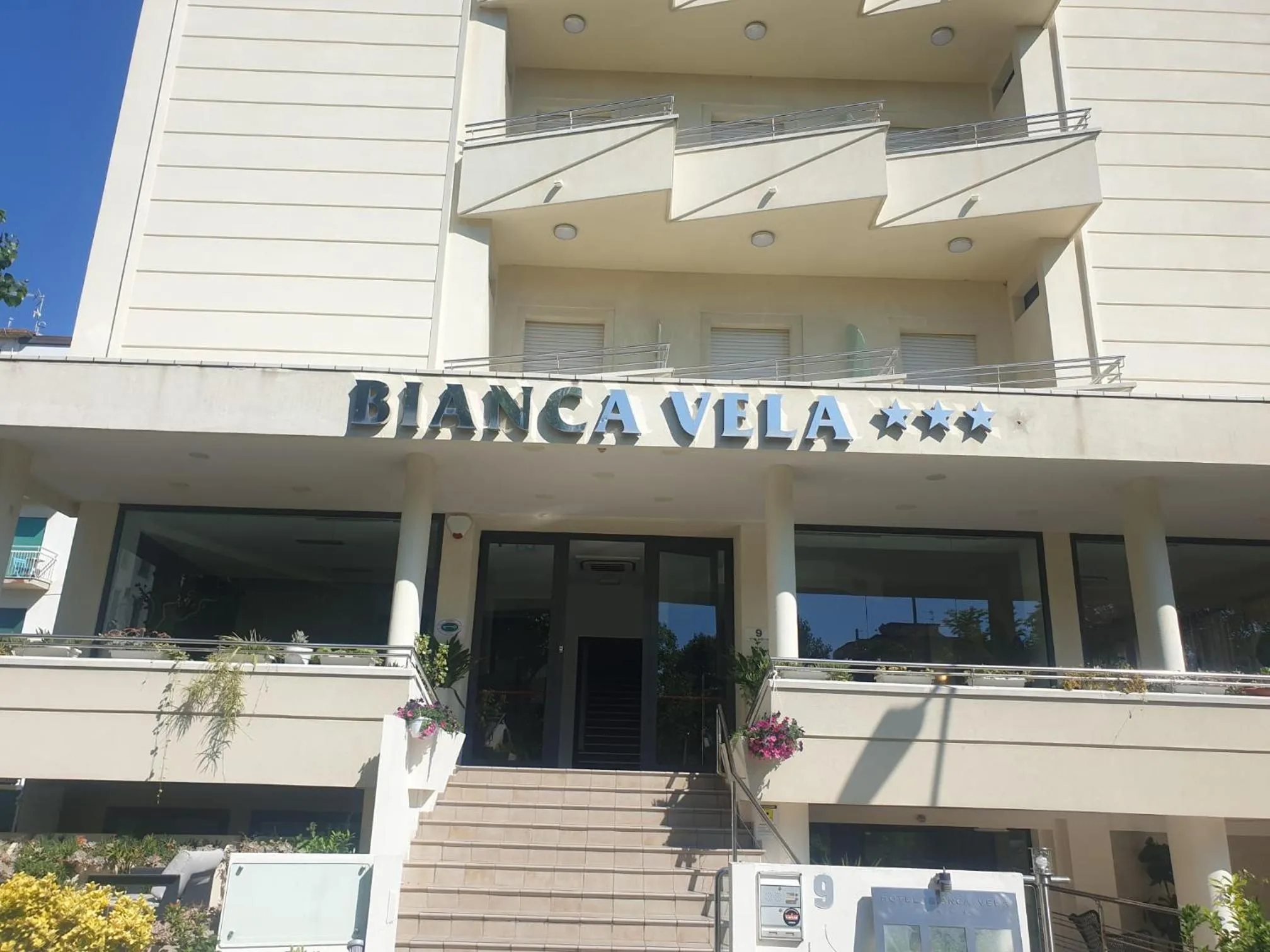 Property building in Hotel Bianca Vela