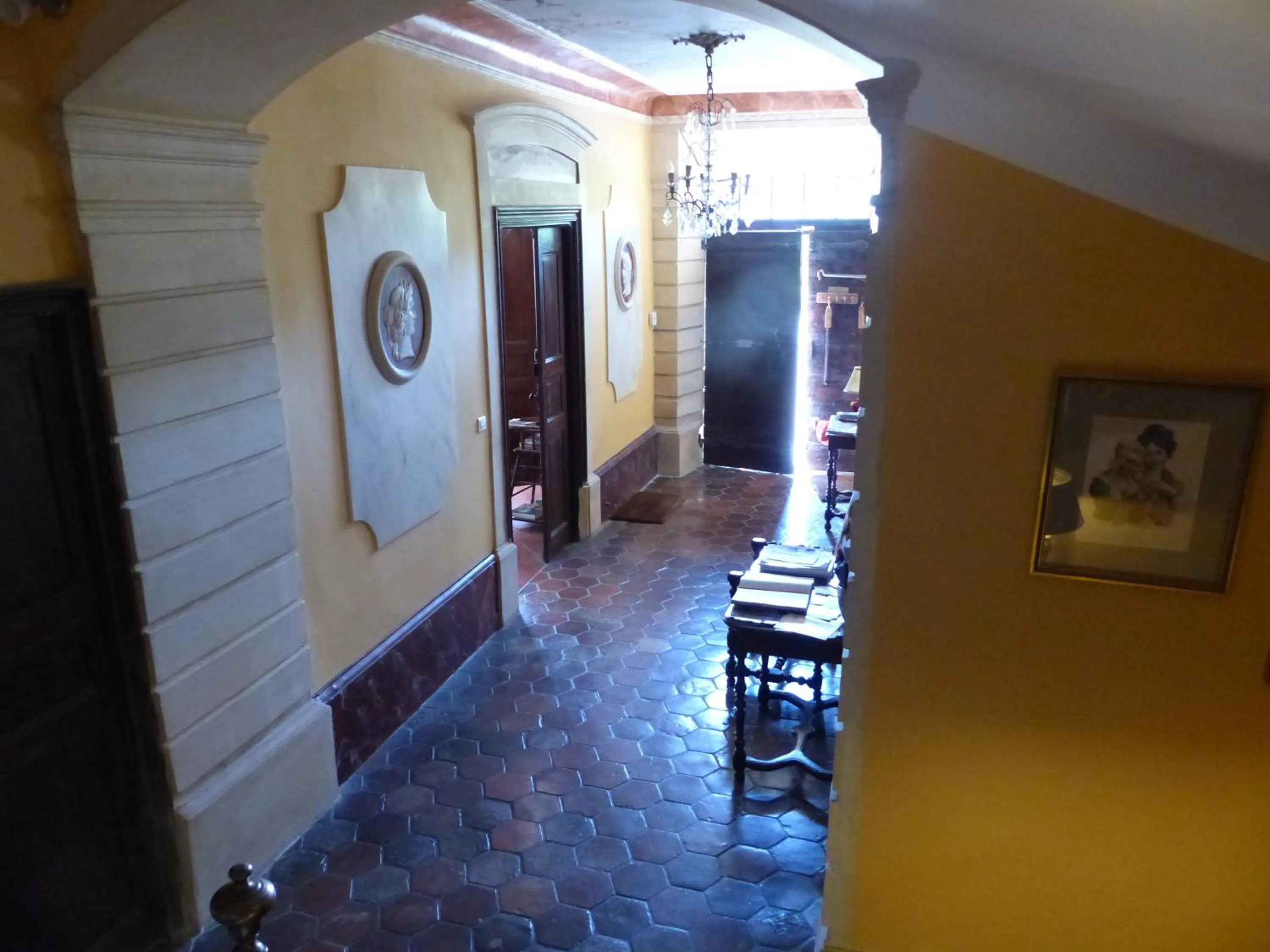 Lobby or reception in Château du Grand Jardin