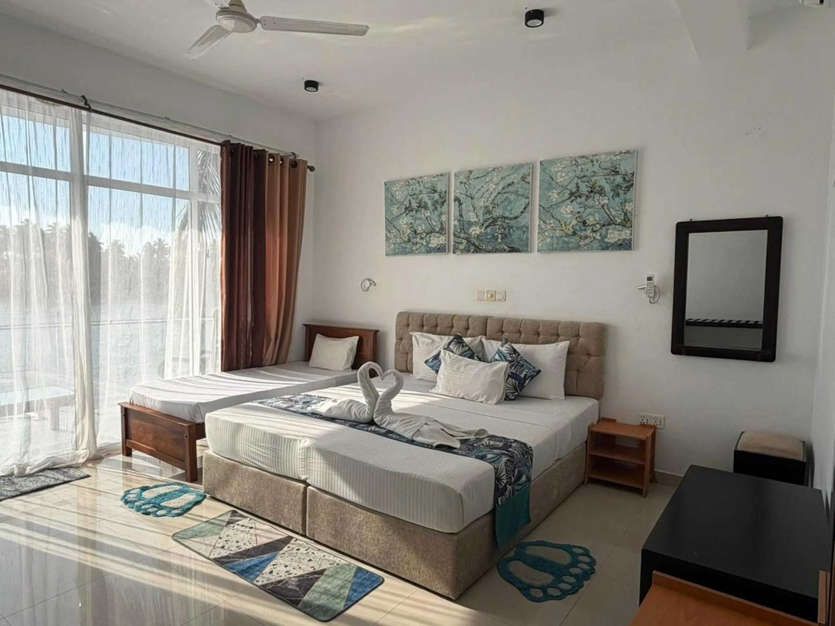 Bedroom, Bed in Amber House Lanka