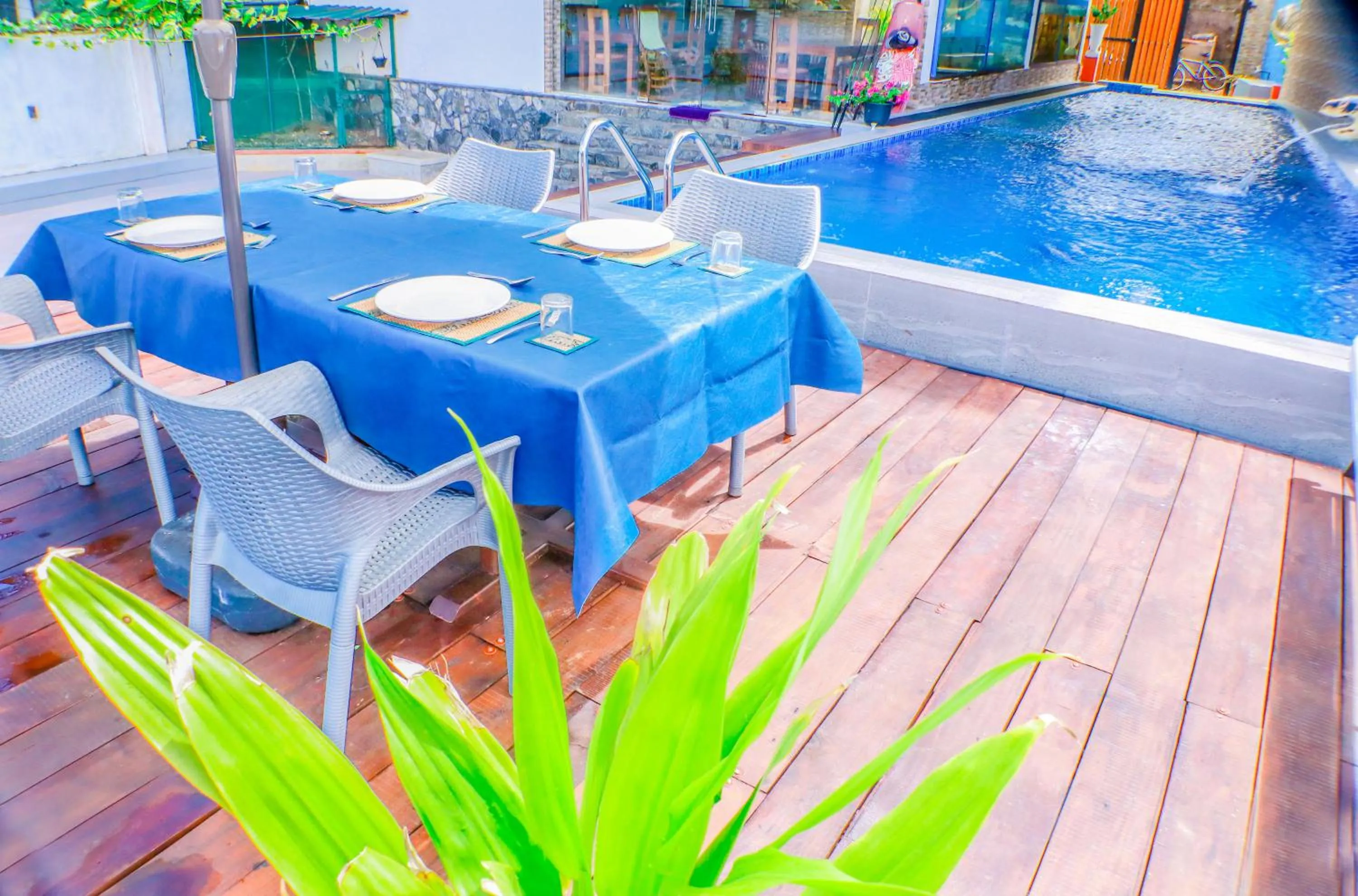 Swimming pool in Amber House Lanka