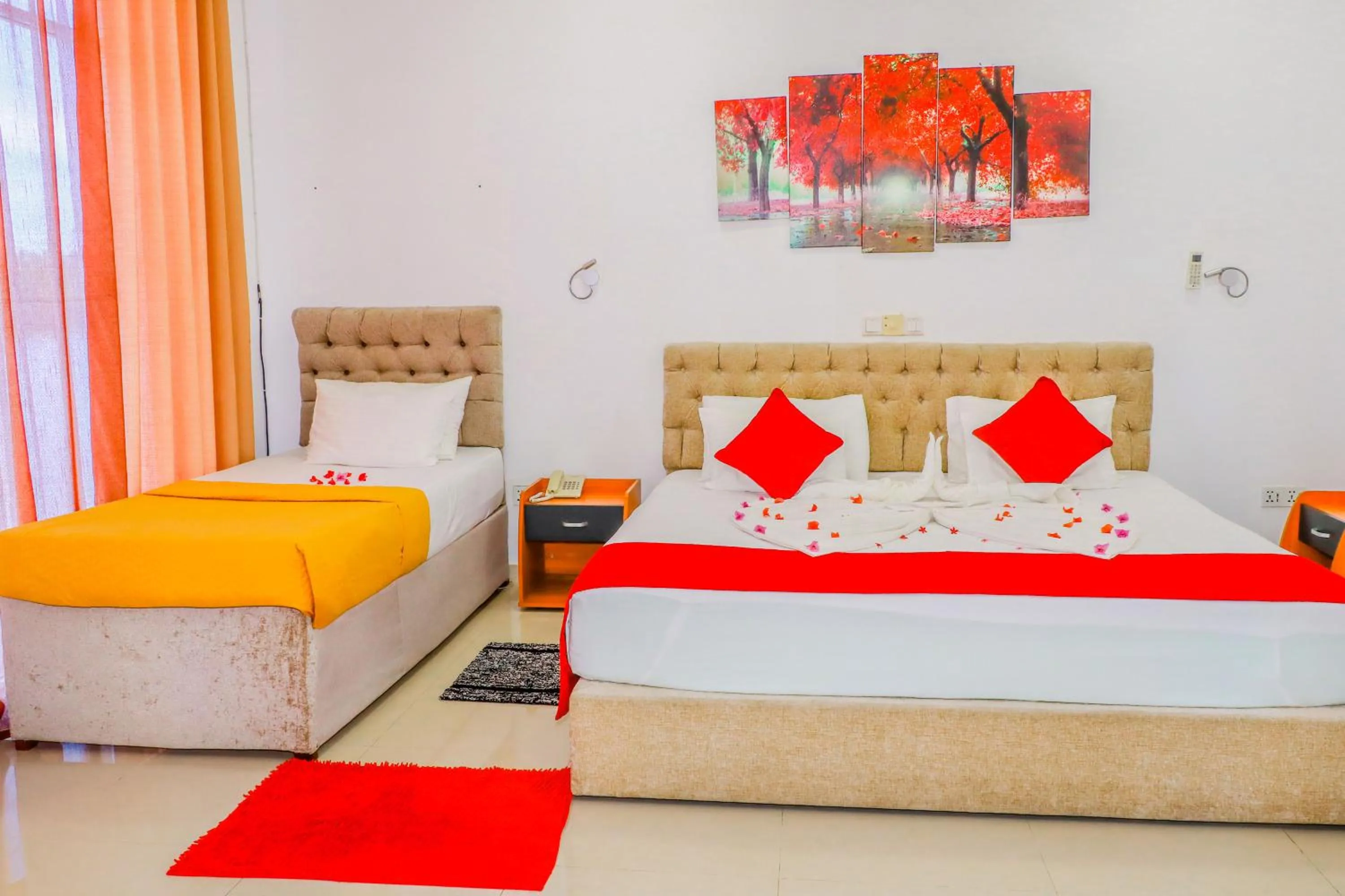 Bedroom, Bed in Amber House Lanka