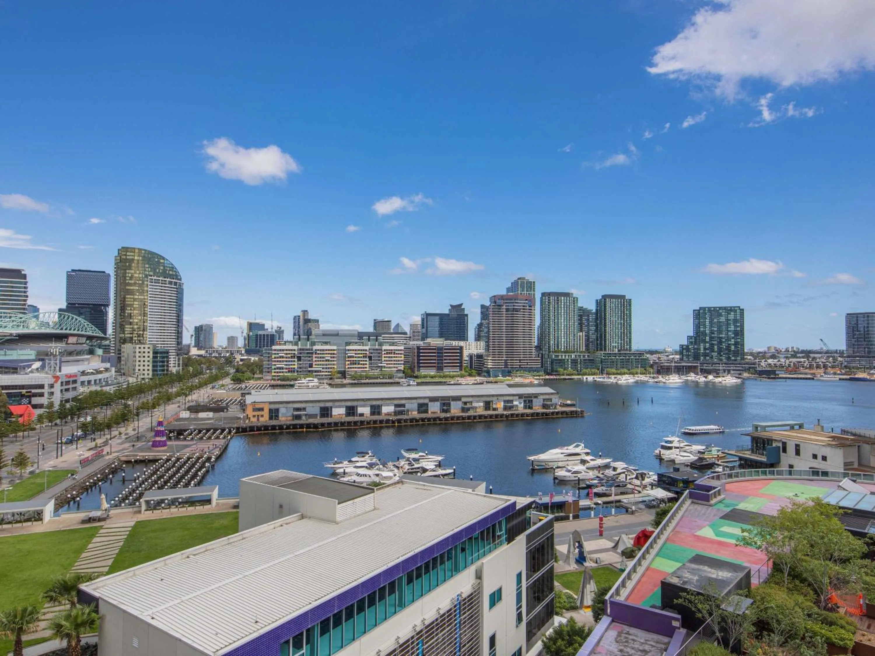 Bedroom in The Sebel Residences Melbourne Docklands Serviced Apartments