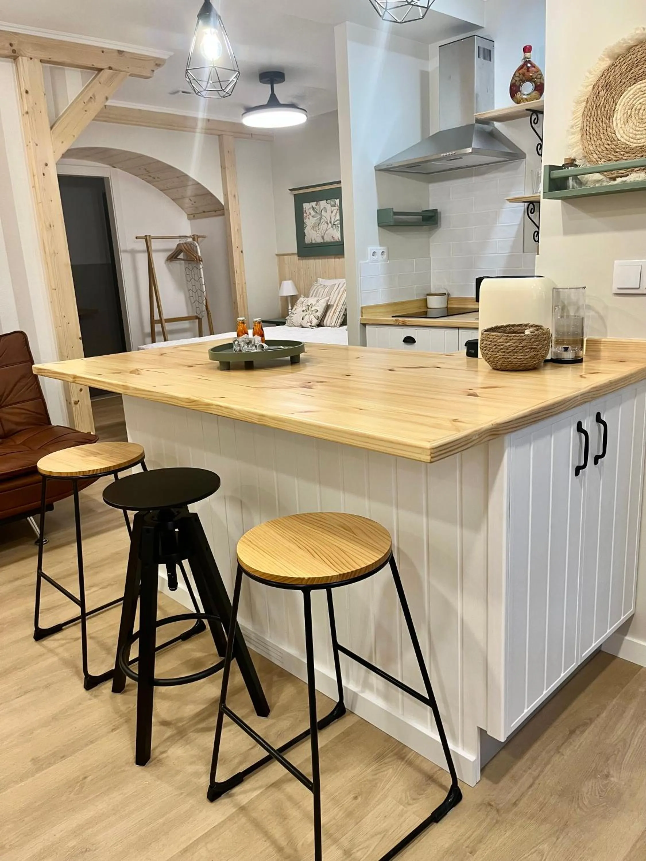 Kitchen or kitchenette in Cafofos da Zeta