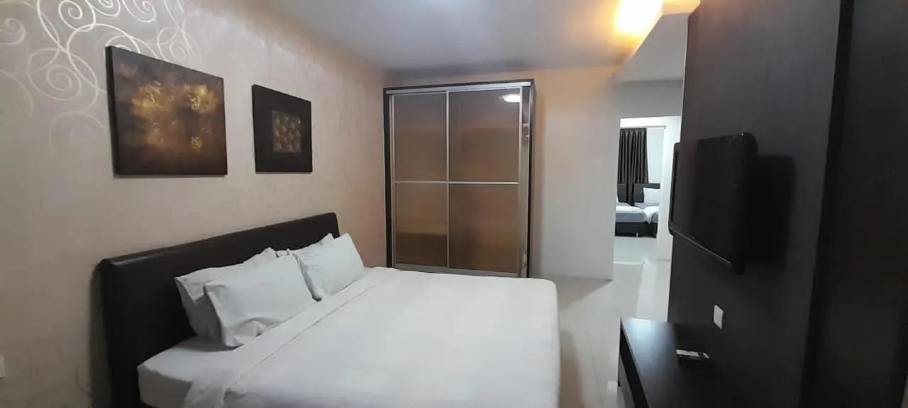 Bed in K. Riverfront apartment