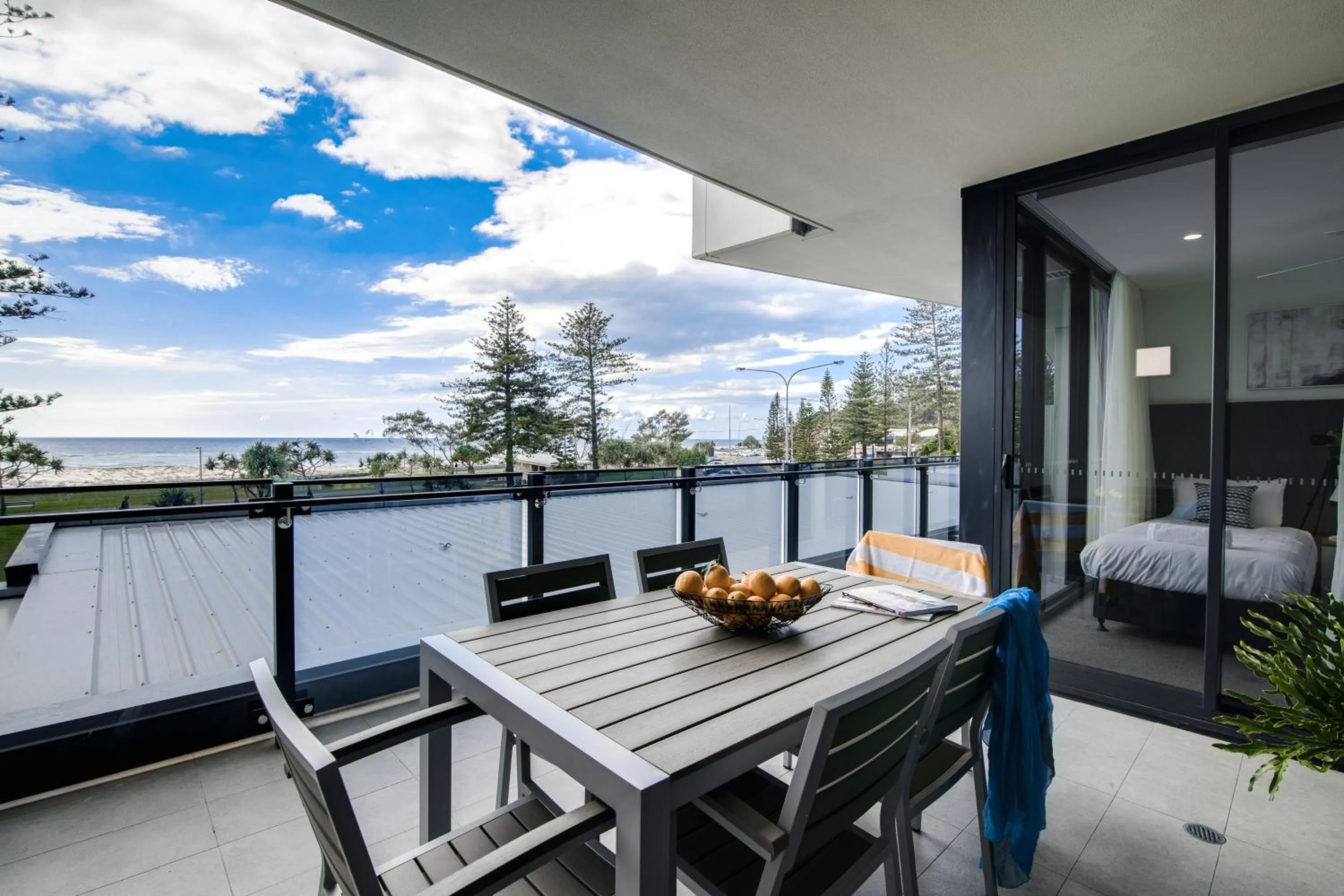 Balcony/Terrace in Iconic Kirra Beach Resort