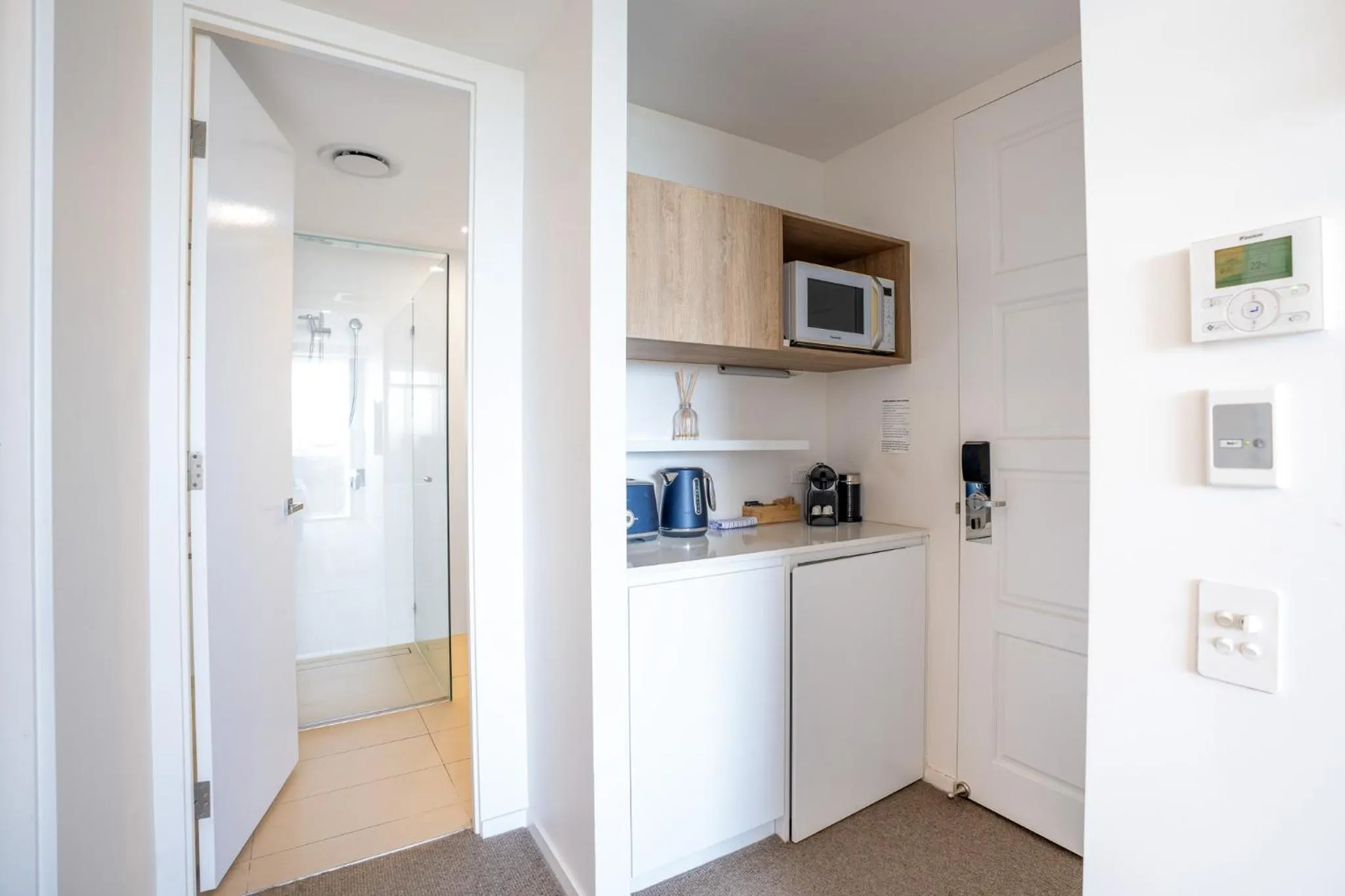 microwave in Iconic Kirra Beach Resort