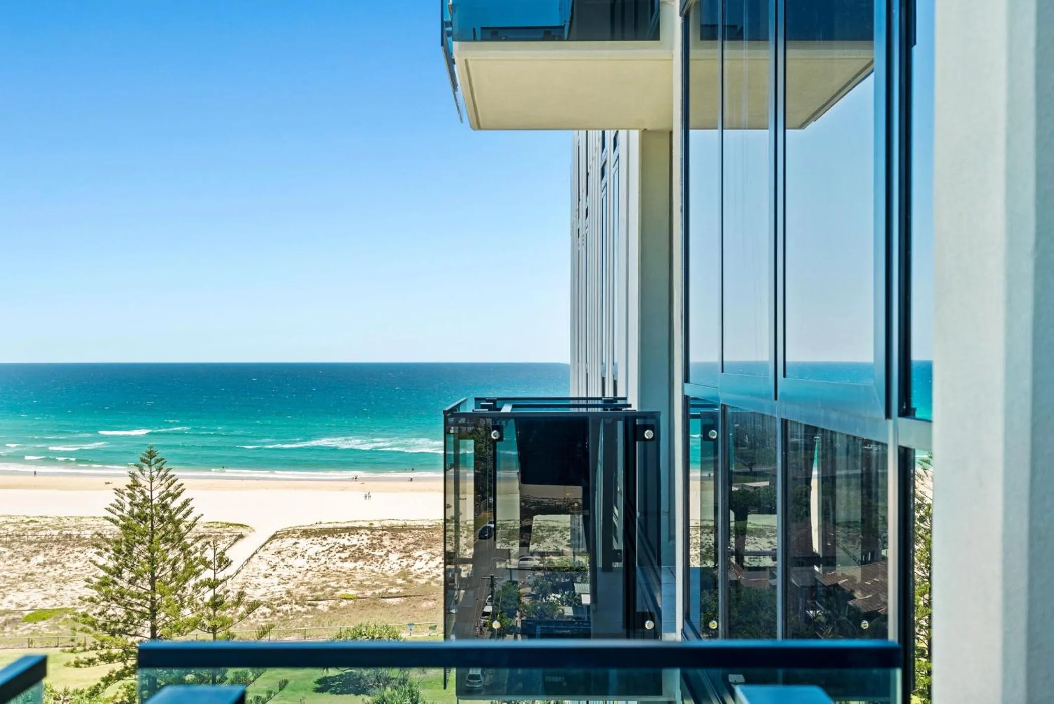 Balcony/Terrace in Iconic Kirra Beach Resort