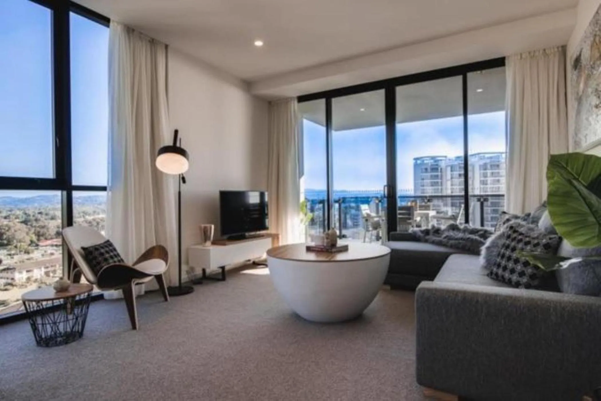 Living room in Iconic Kirra Beach Resort
