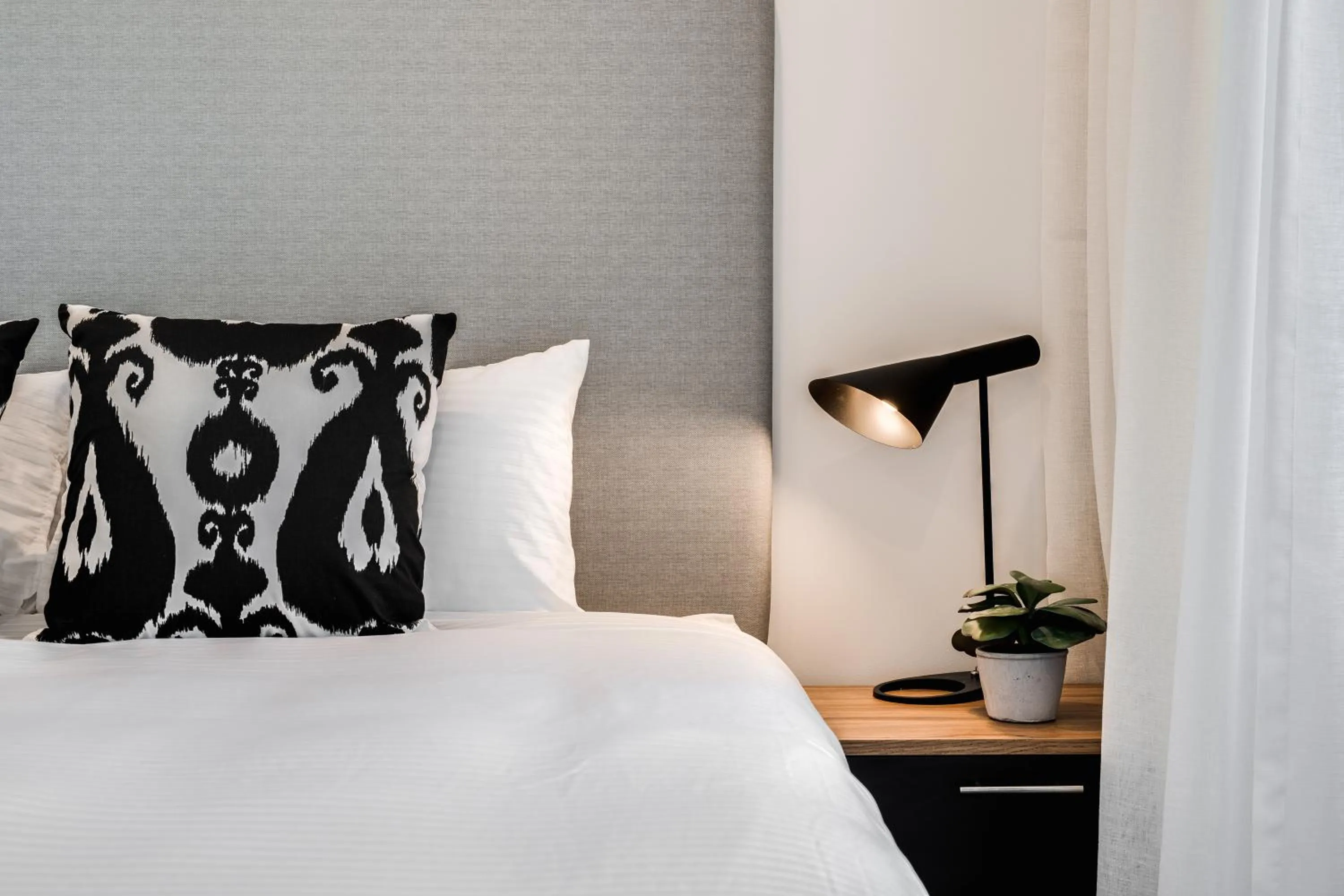 Bed in Iconic Kirra Beach Resort