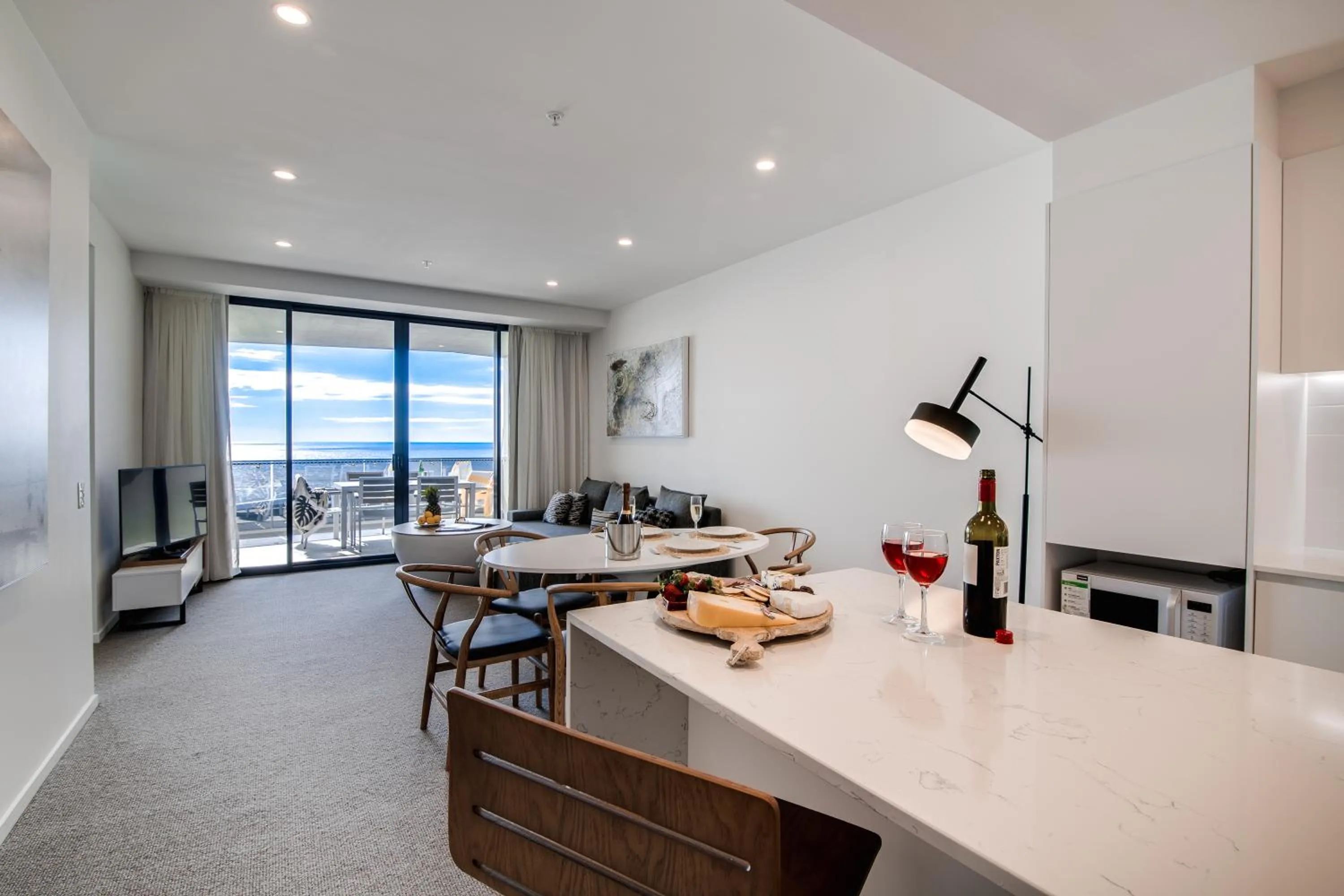 Kitchen or kitchenette in Iconic Kirra Beach Resort