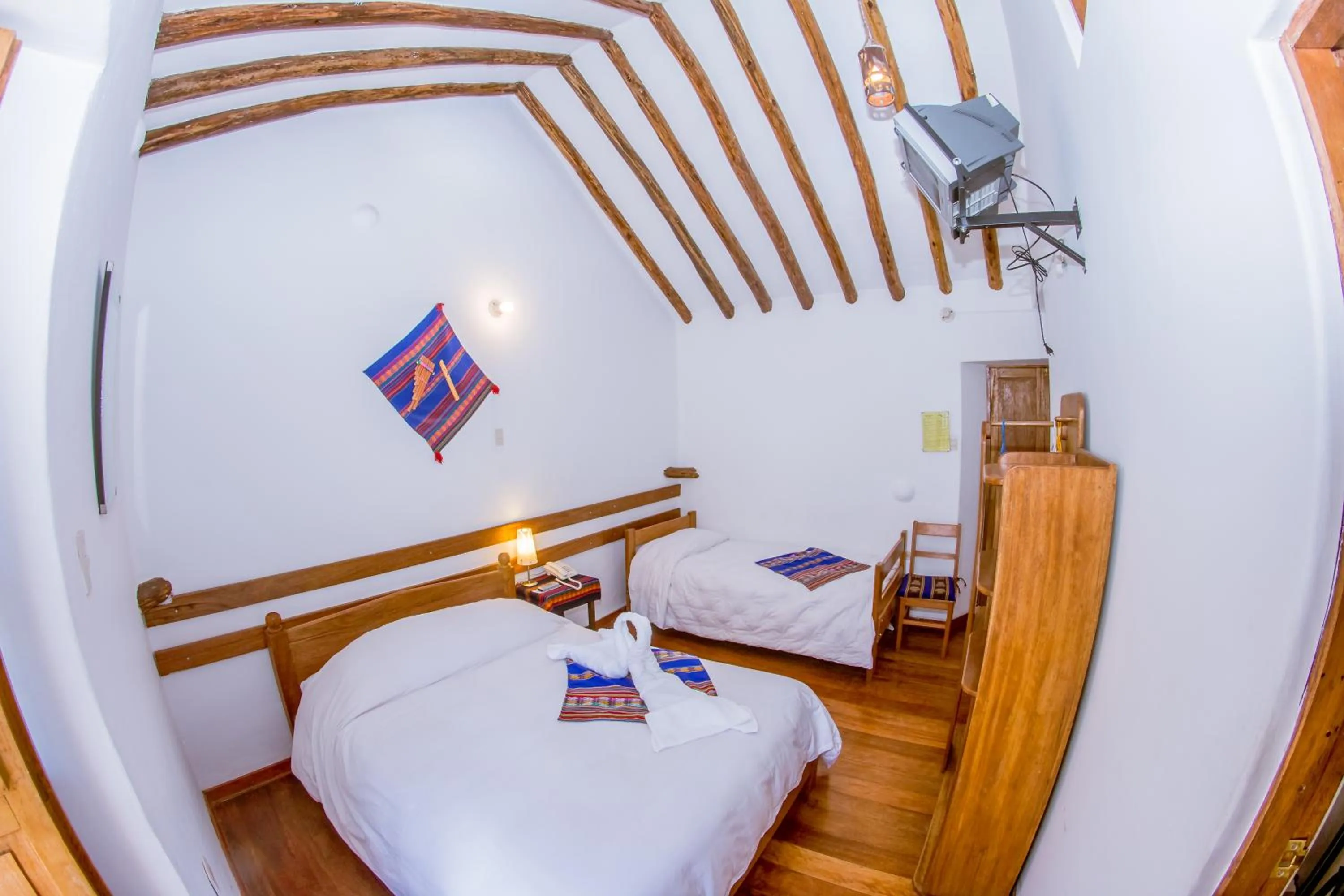 Photo of the whole room, Bed in Hostal El Grial